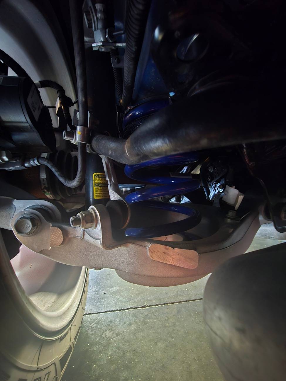 S650 Mustang Rear ride height with lowering springs still too high 20240926_164652