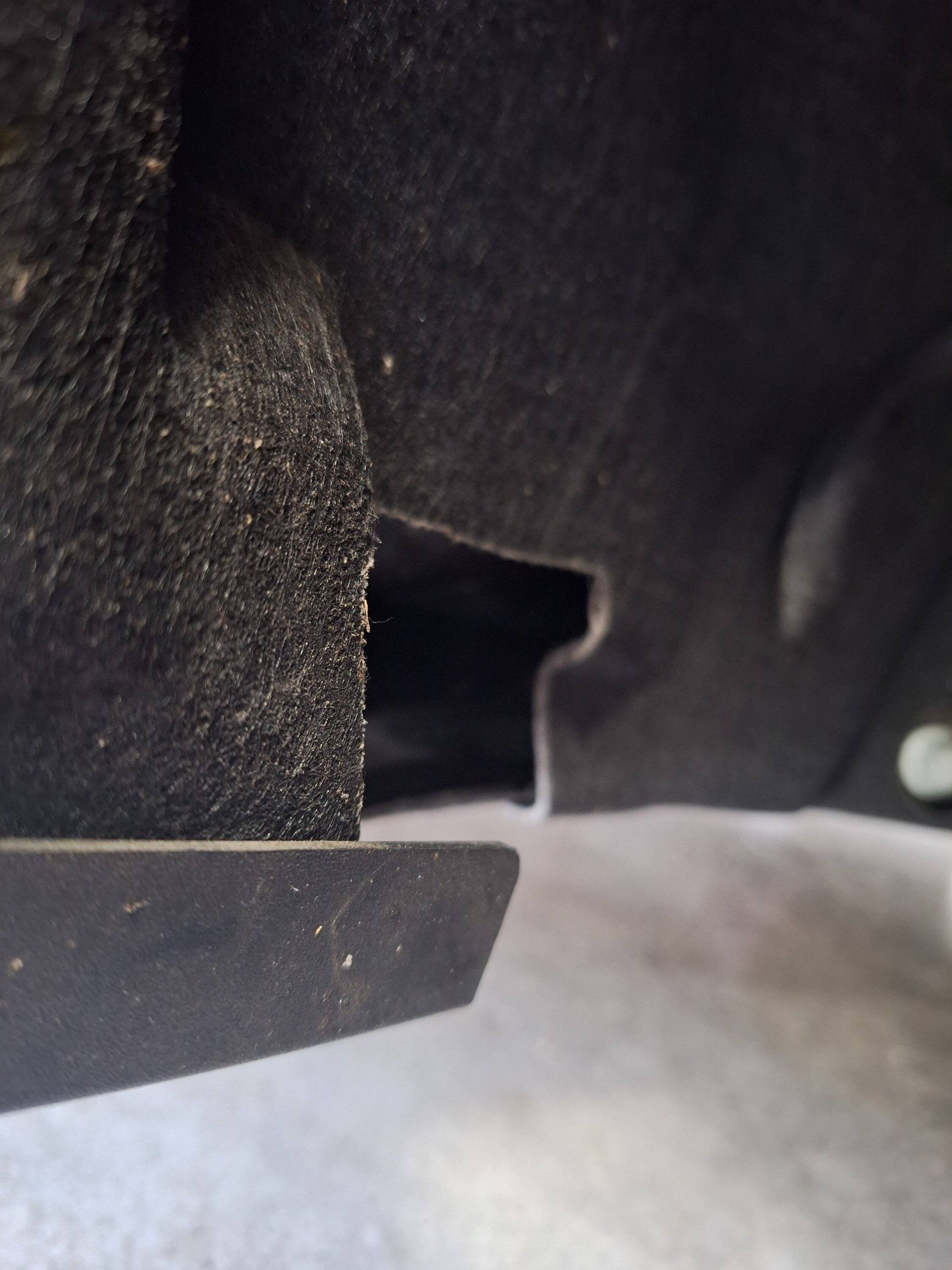 S650 Mustang Patched My Fender Well Holes - DIY Instructions & Photos 20241009_135331