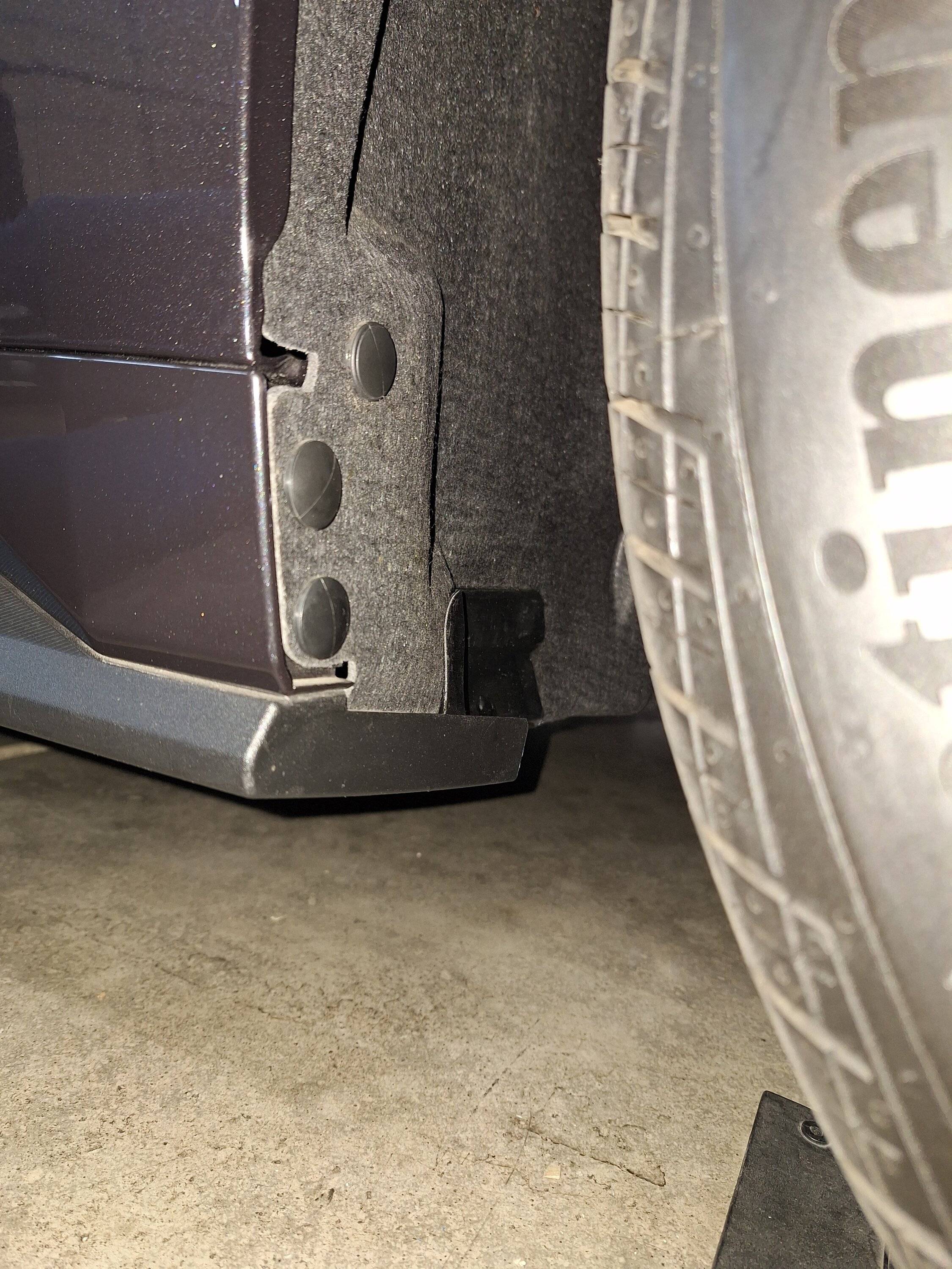 S650 Mustang Patched My Fender Well Holes - DIY Instructions & Photos 20241009_180642