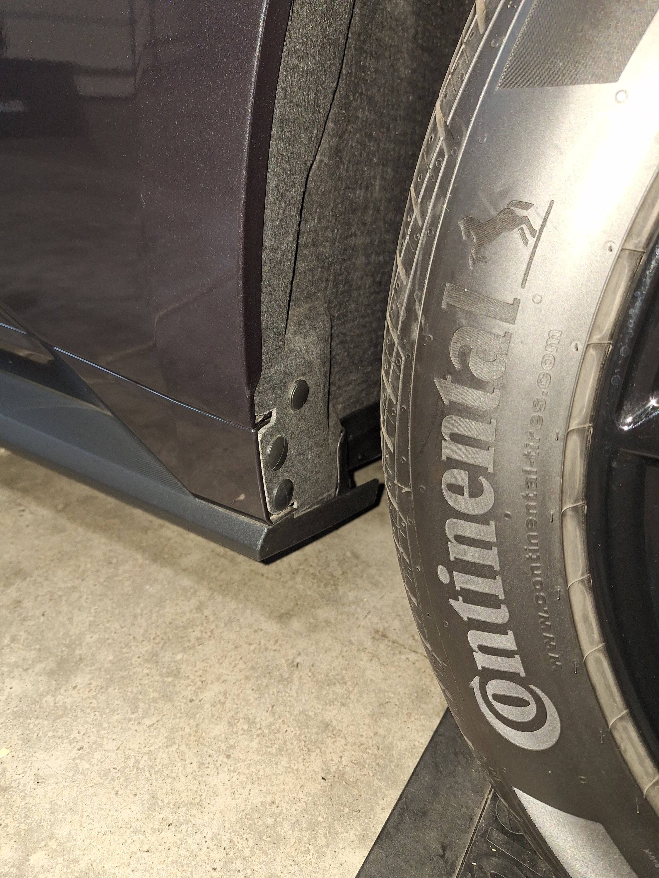 S650 Mustang Patched My Fender Well Holes - DIY Instructions & Photos 20241009_181418