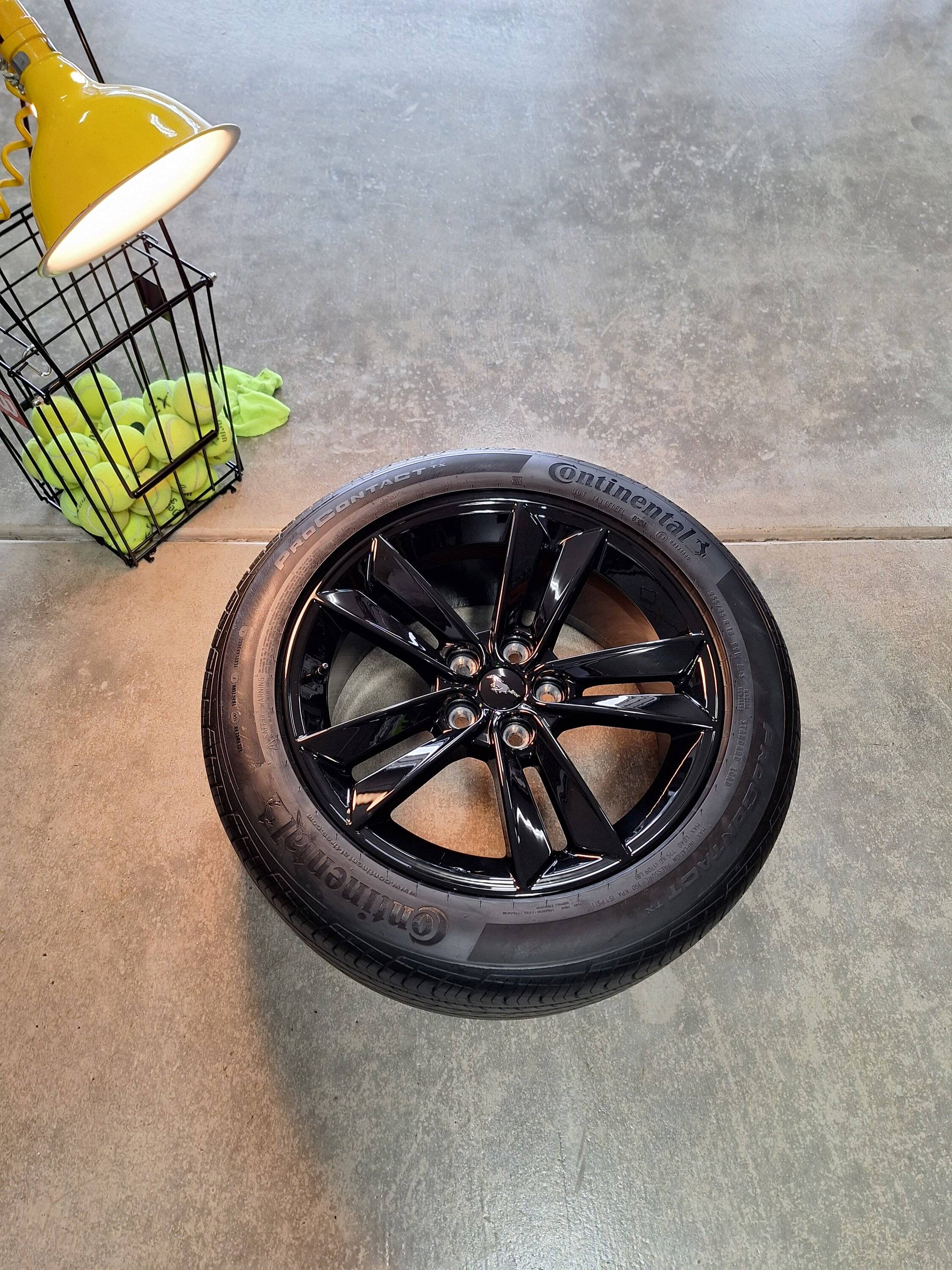 S650 Mustang Waterspots on Black  Wheels 20241015_144107