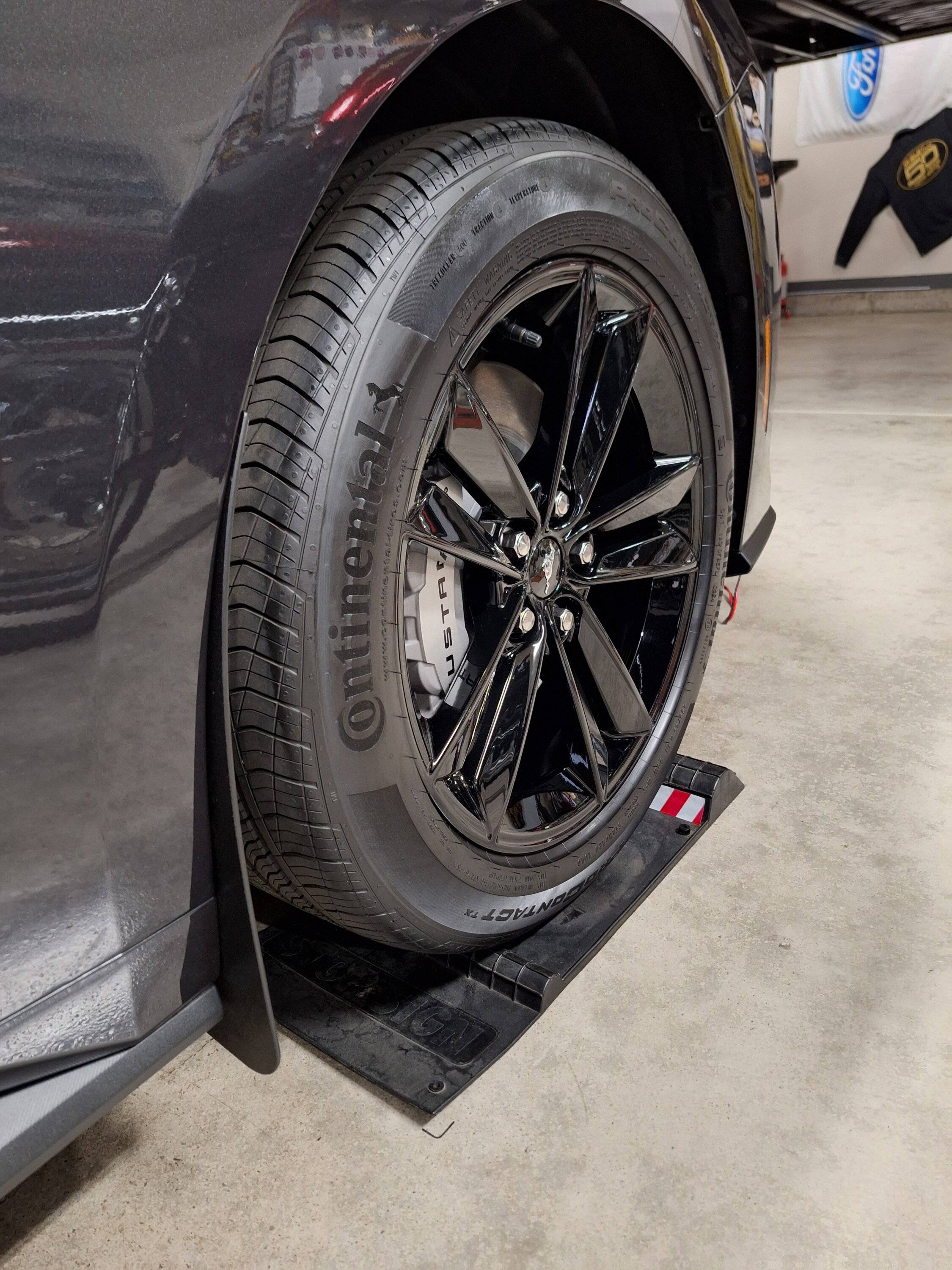 S650 Mustang Waterspots on Black  Wheels 20241015_172125