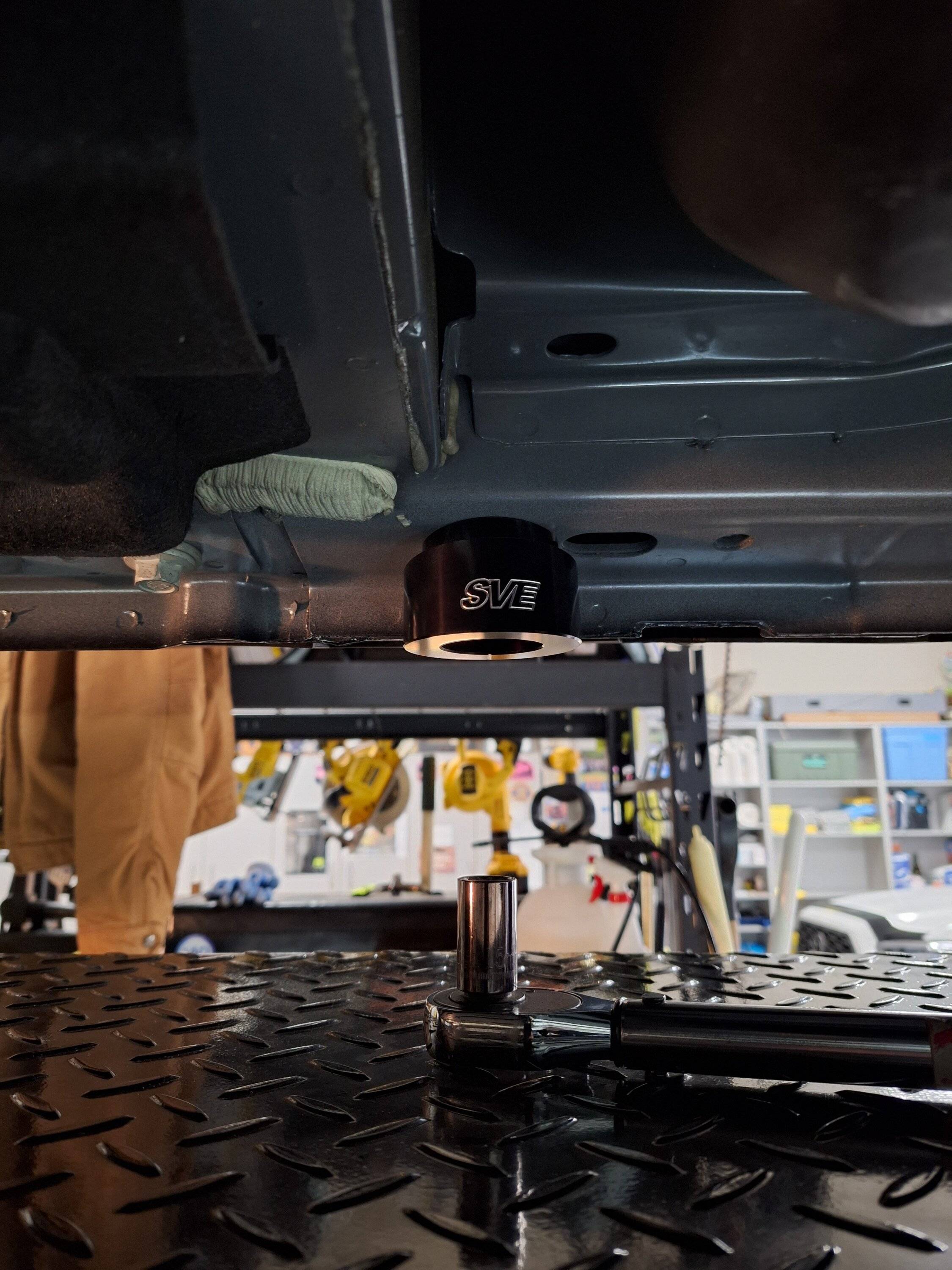 S650 Mustang Installed Permanent LMR Jack Pads 20241109_144540
