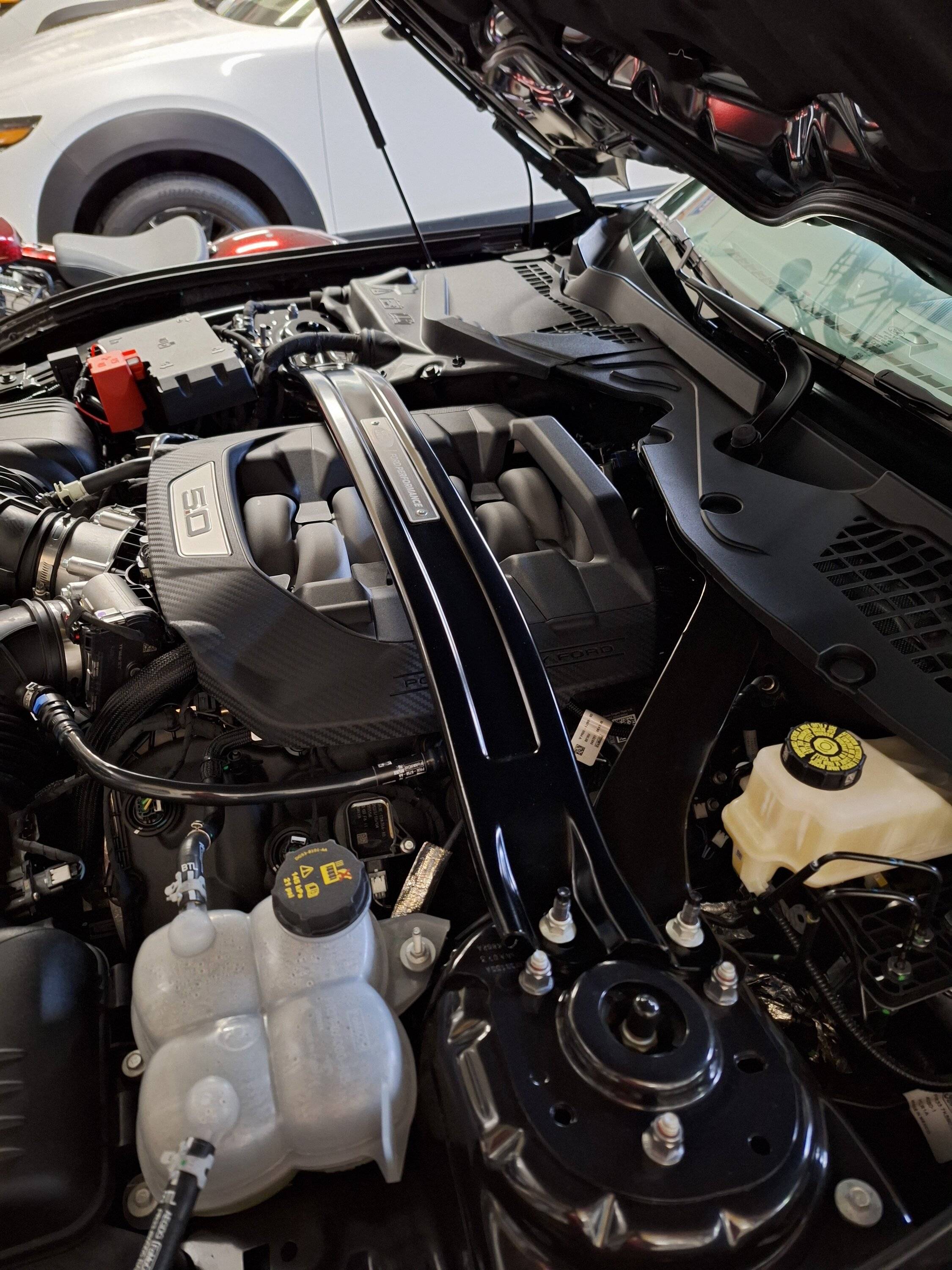 S650 Mustang Strut Tower Brace Installed 20241111_135126