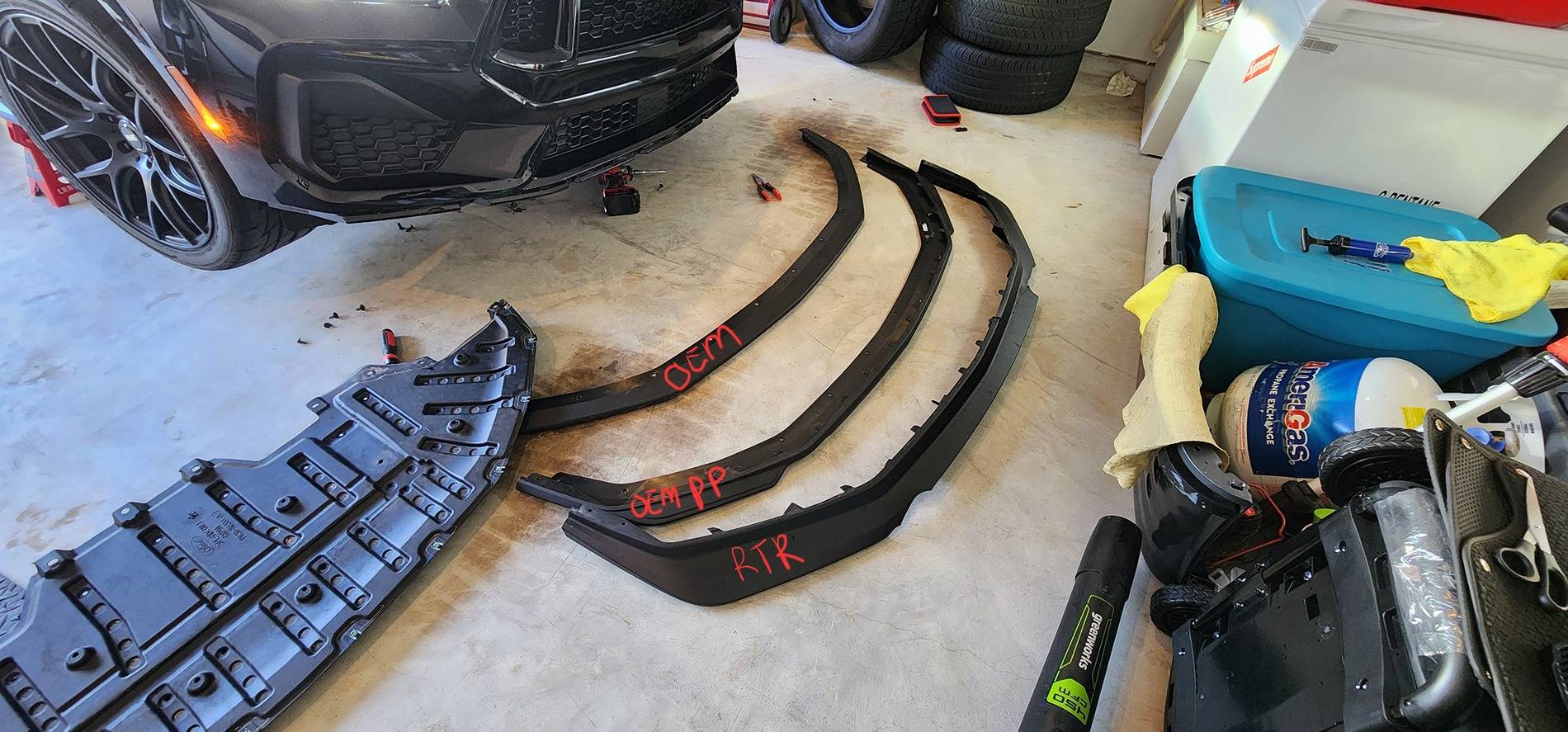 S650 Mustang S650 Front lip differences 20241227_143107