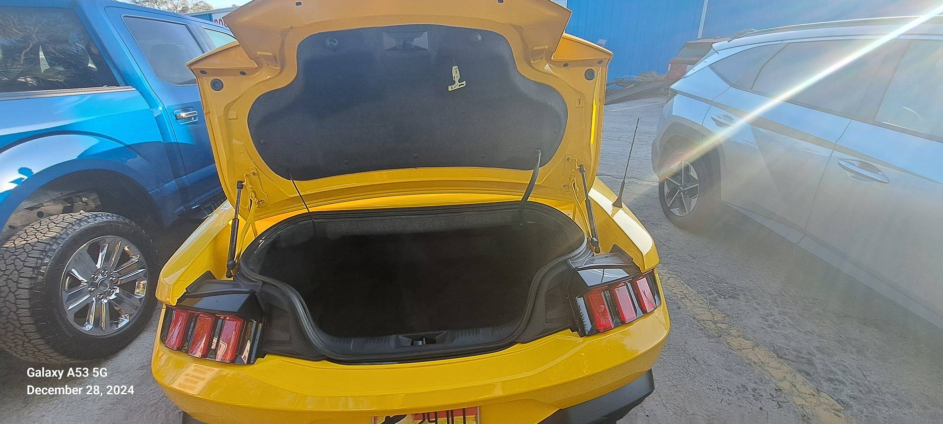 S650 Mustang 2024 Mustang Premium Convertible back from body shop  need opinions 20241228_082825 (1)
