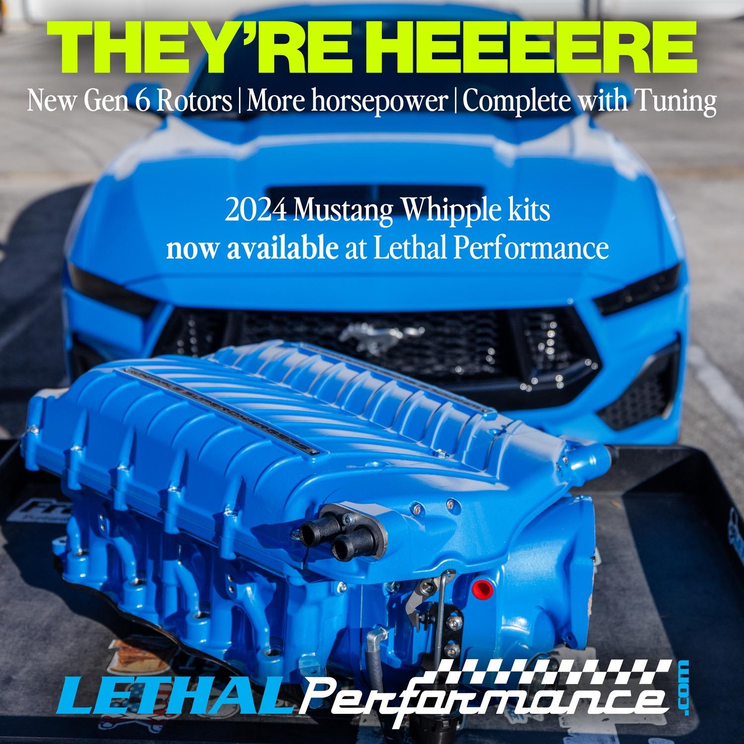 S650 Mustang Officially released: Whipple Gen 6 3.0L Supercharger Kits for the 2024+ Mustang! 2024whipplekits