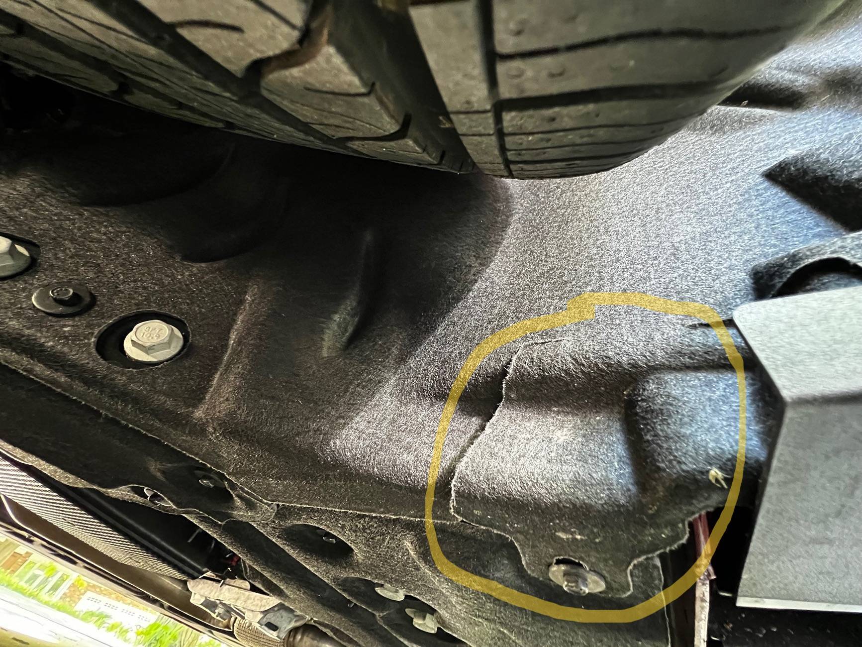 S650 Mustang HOLES IN FRONT FENDERLINER 2025 inner fender hole cover driver