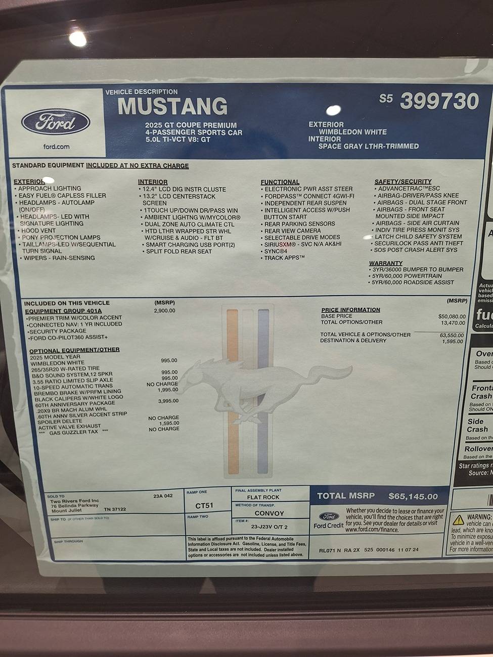 S650 Mustang Race Red 60th Anniversary Spotted In the Wild 20250116_174454