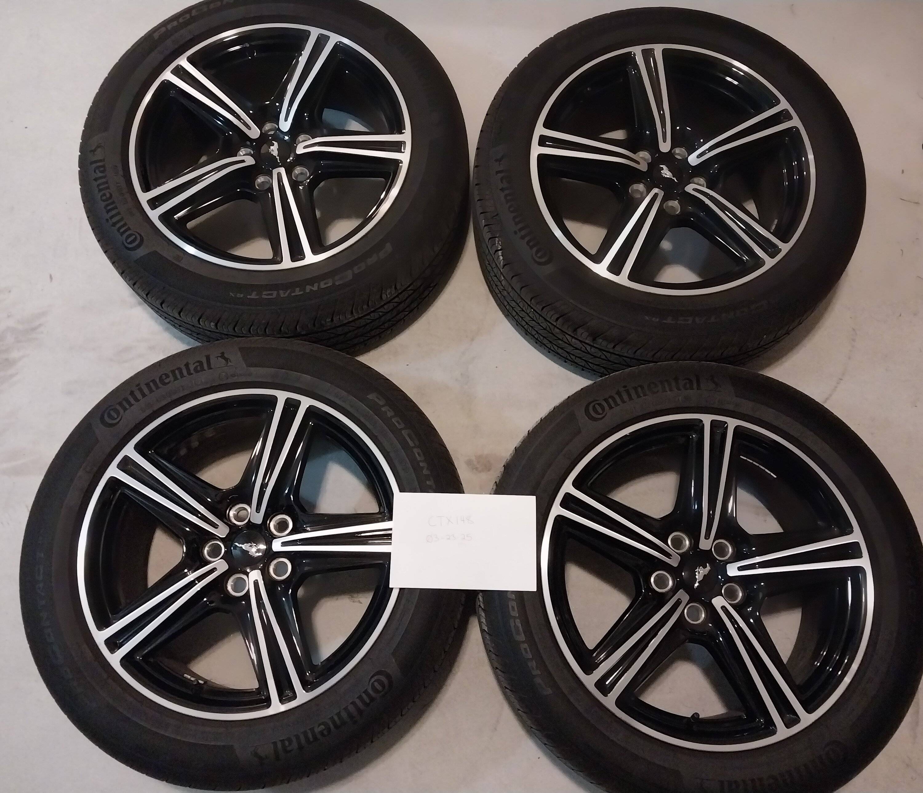S650 Mustang 2024 Mustang EB 18" Wheels & Tires For Sale 20250323_190718