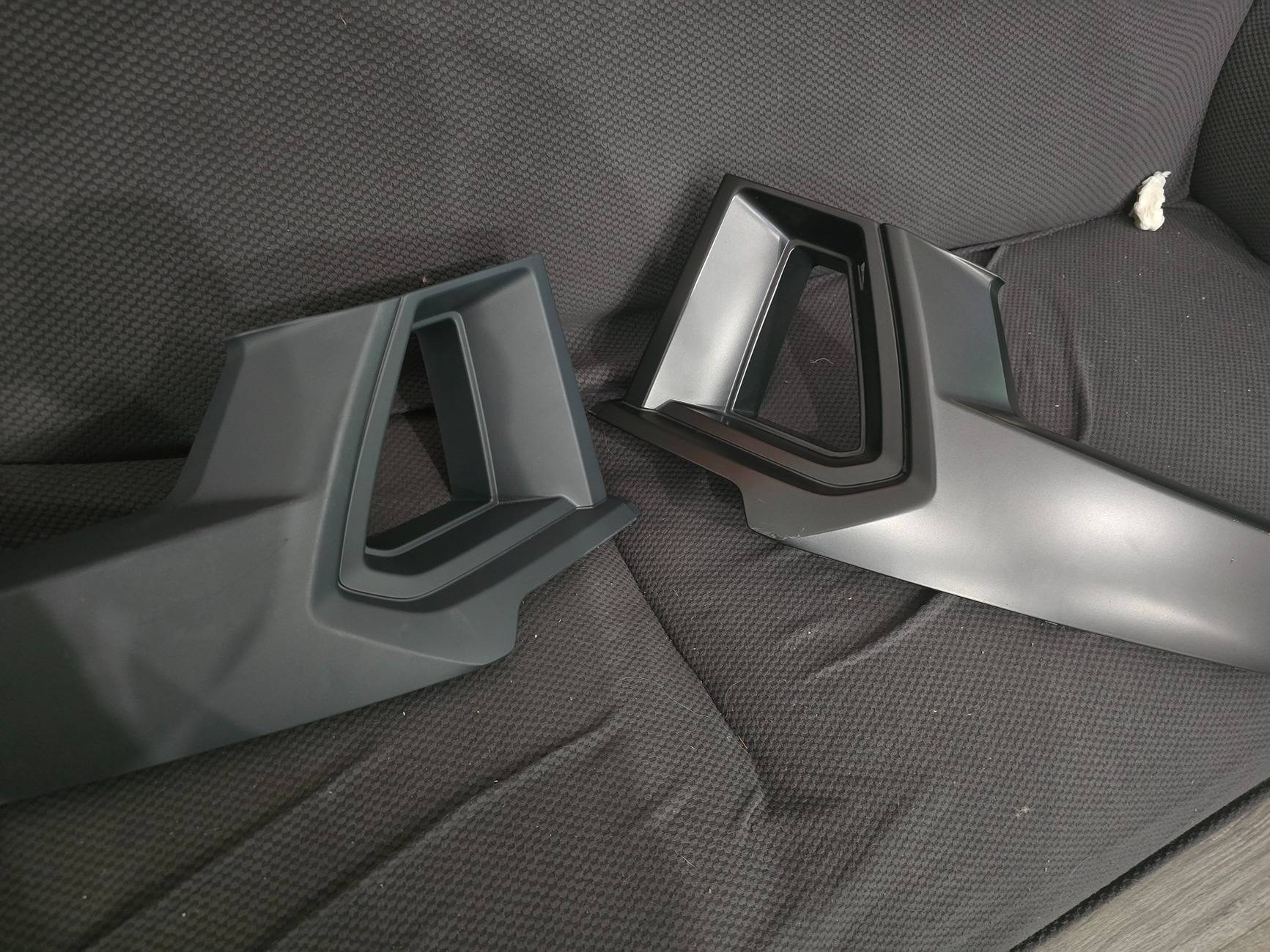 S650 Mustang Dark horse bumper trim paint 20250417_155655