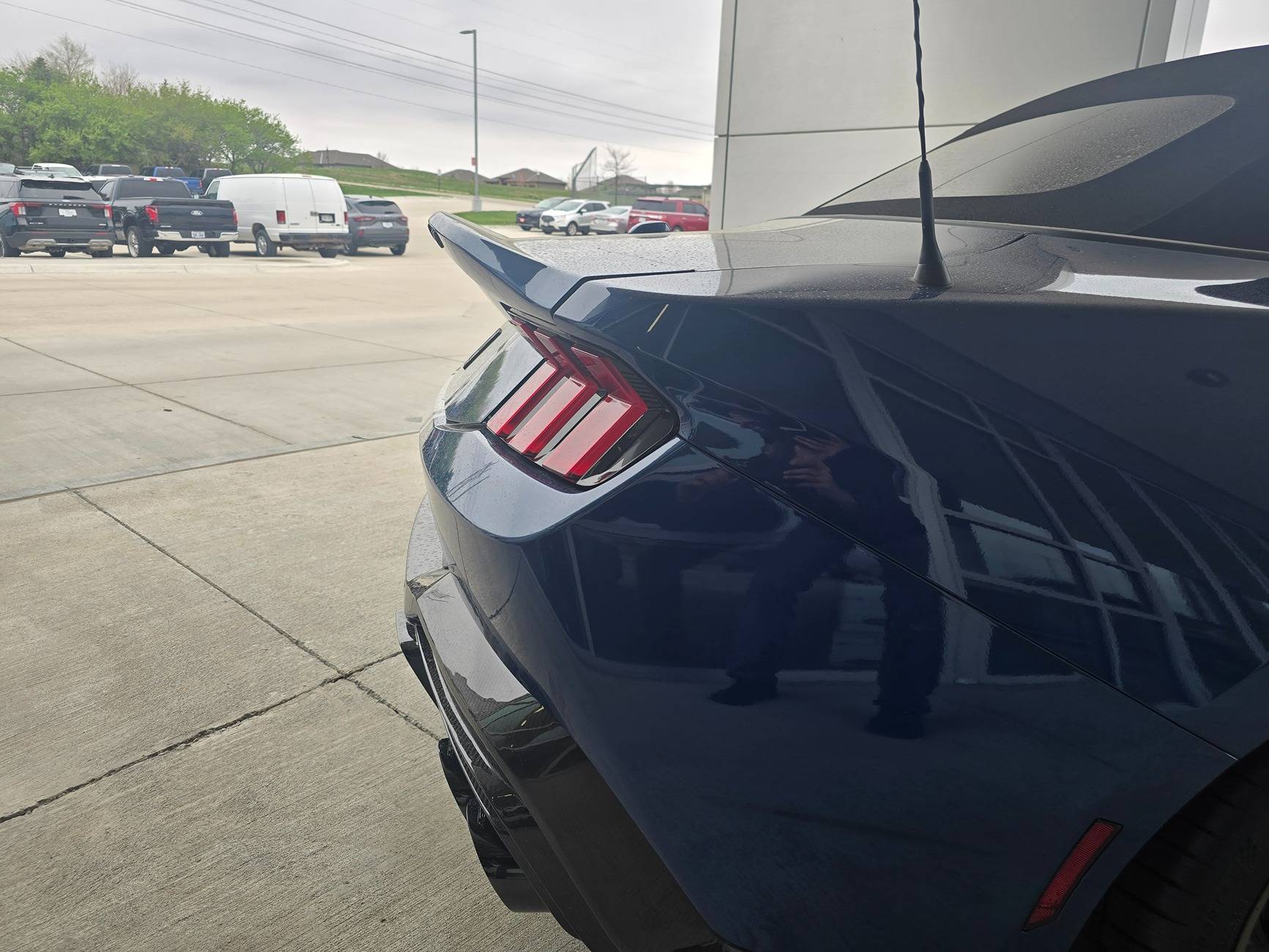 S650 Mustang Supersnake rear spoiler on convertible 20250418_111652