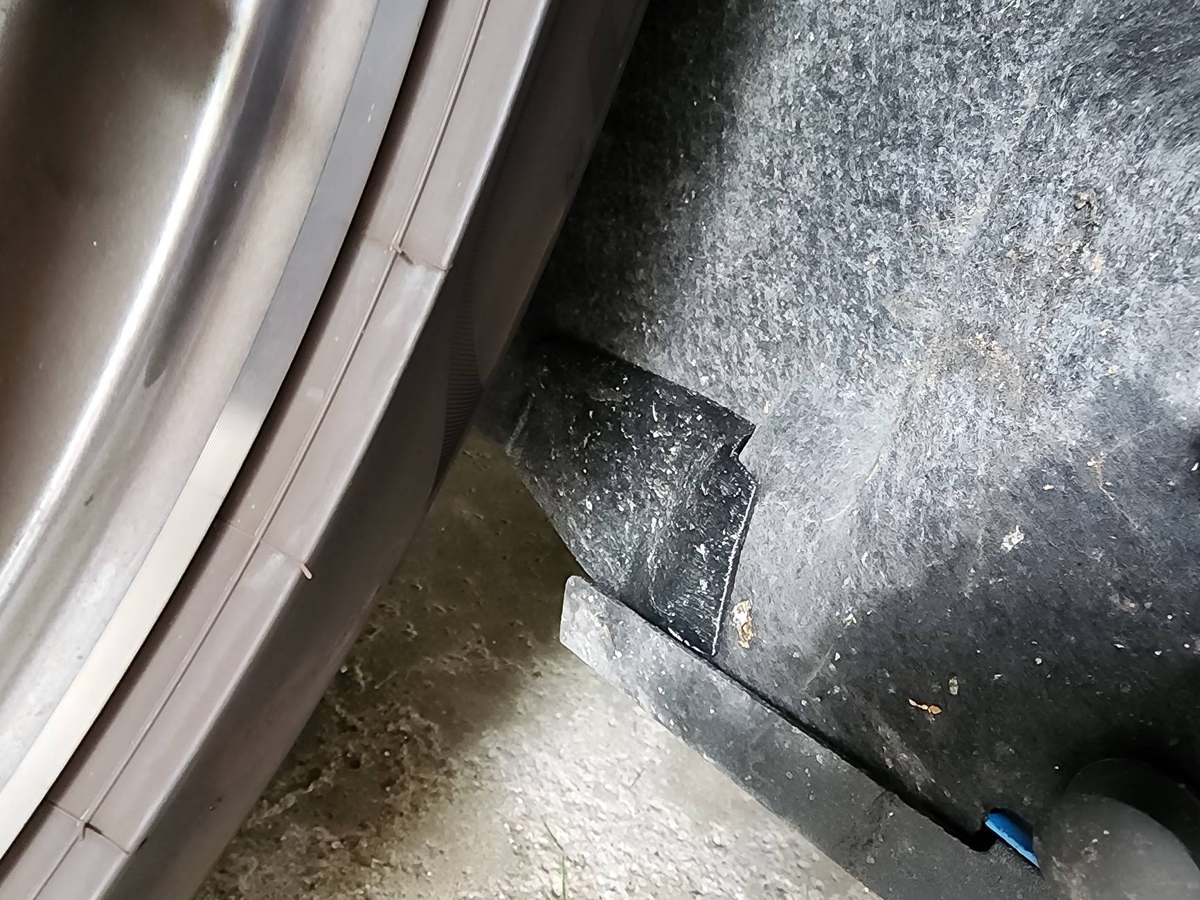 S650 Mustang Patched My Fender Well Holes - DIY Instructions & Photos 20250512_133919