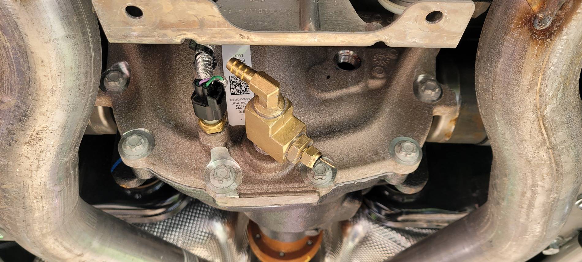 S650 Mustang DIY Differential Cooler Installed 20250523_100940