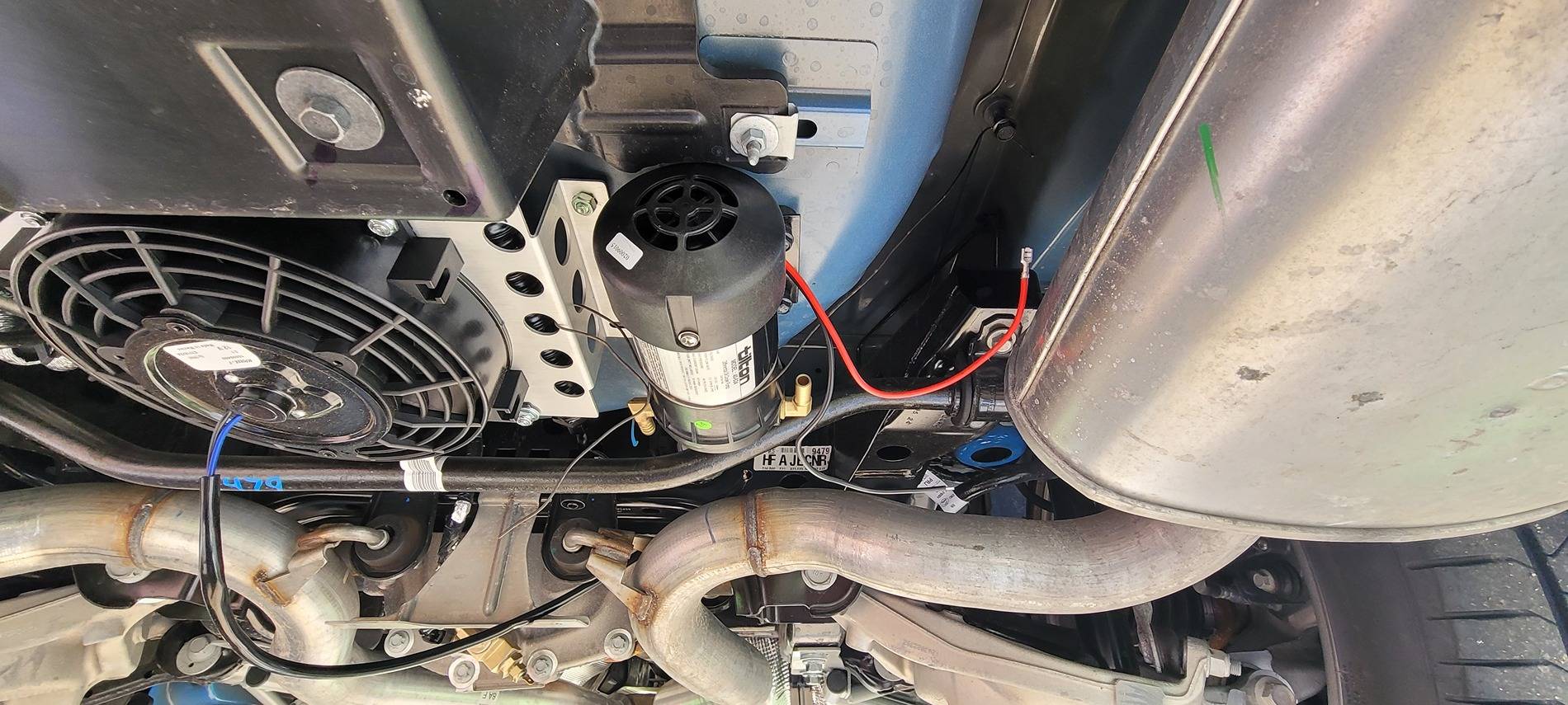 S650 Mustang DIY Differential Cooler Installed 20250523_104105