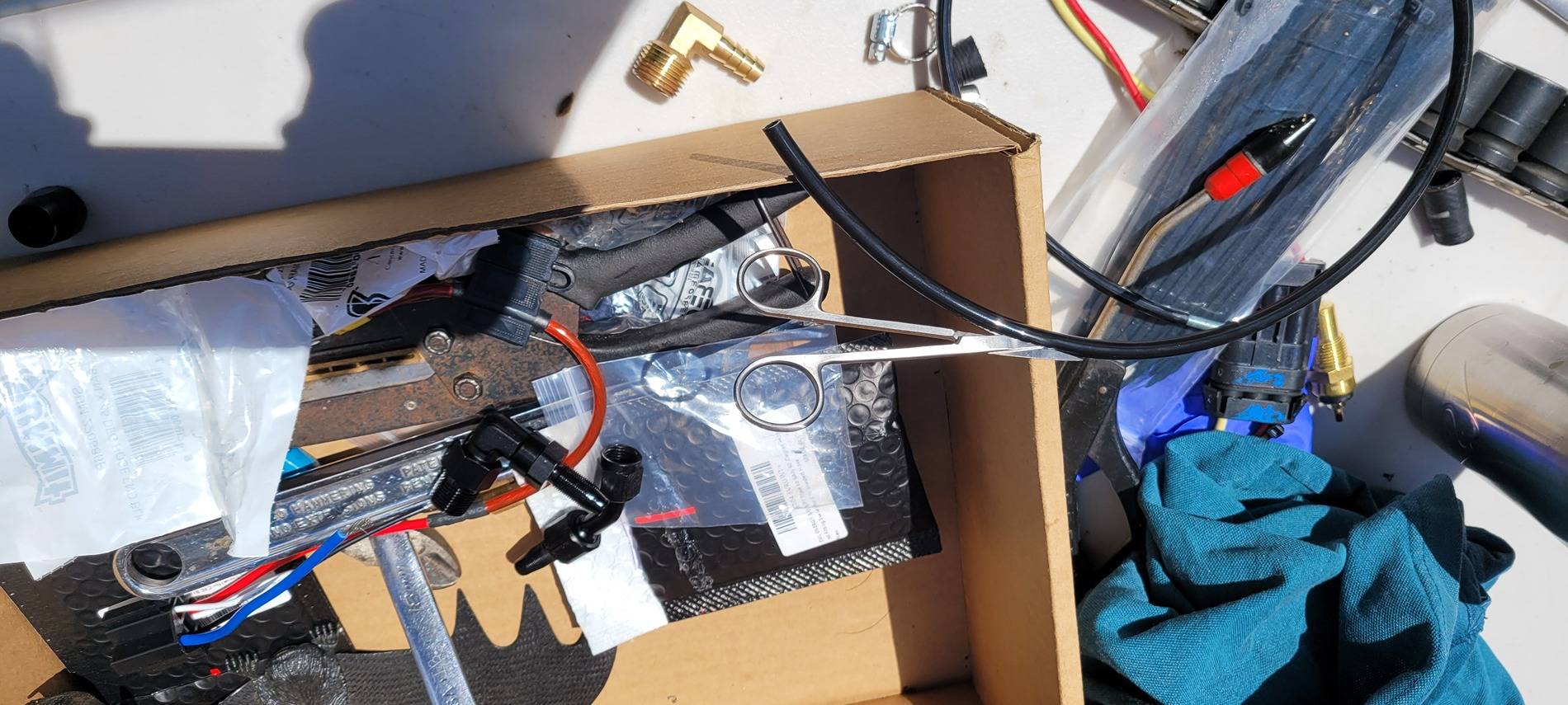 S650 Mustang DIY Differential Cooler Installed 20250523_122153