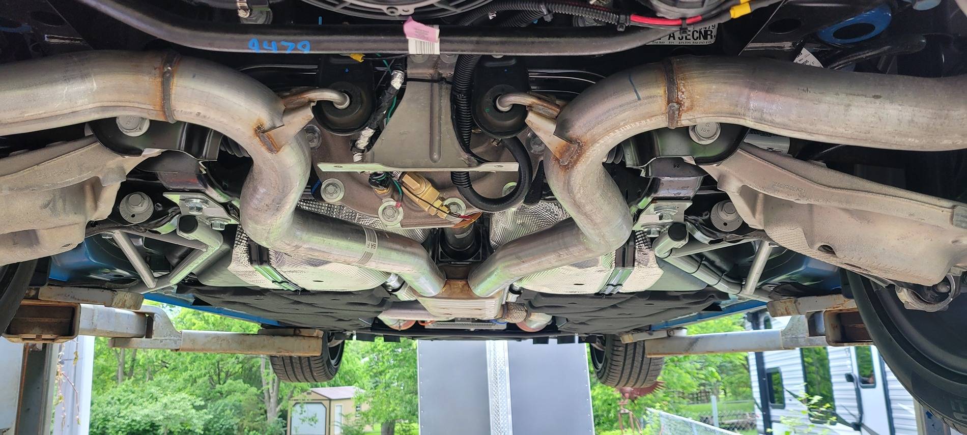 S650 Mustang DIY Differential Cooler Installed 20250523_165054