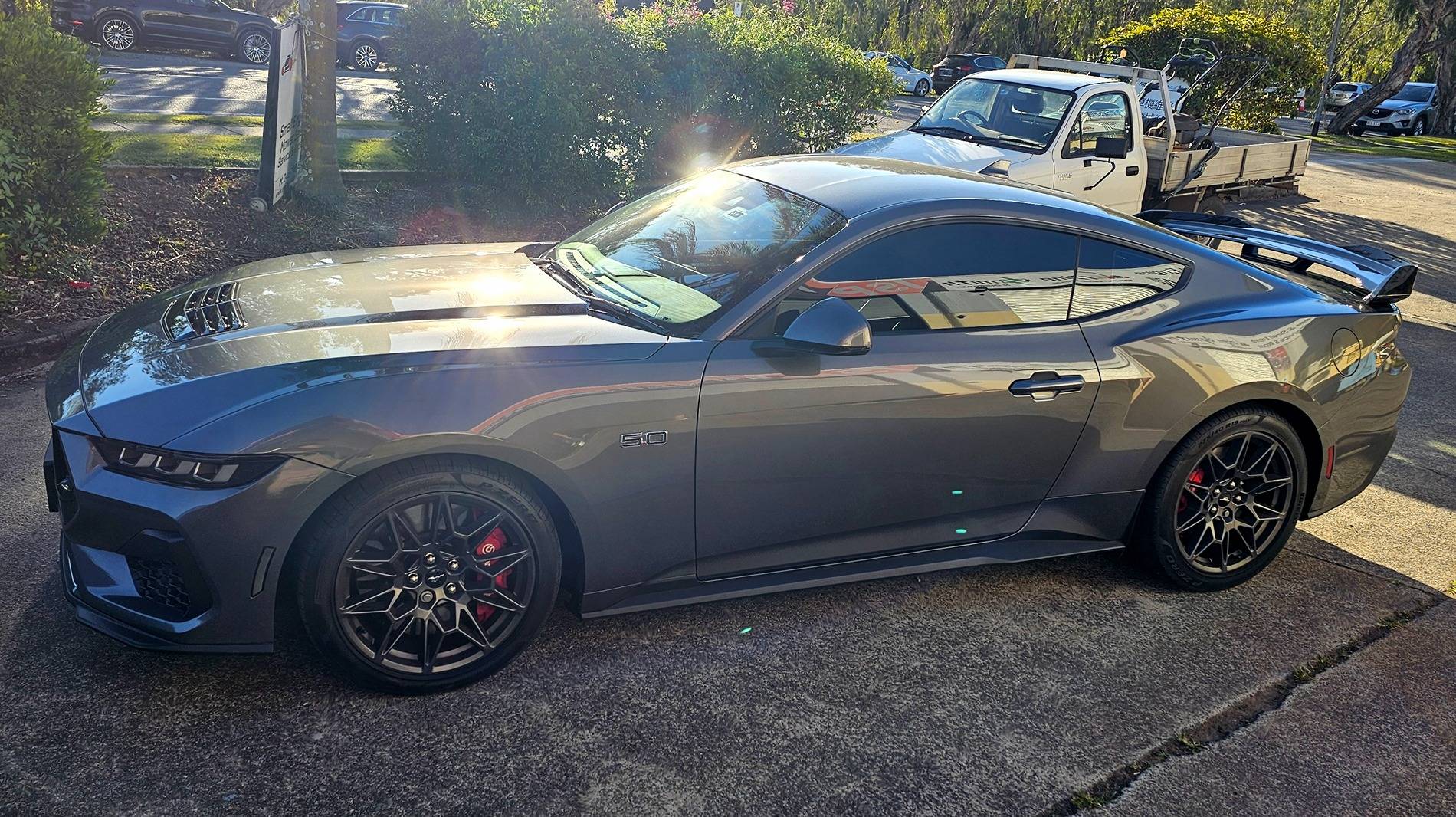 S650 Mustang FINALLY! A Spoiler on my GT 20250613_153122