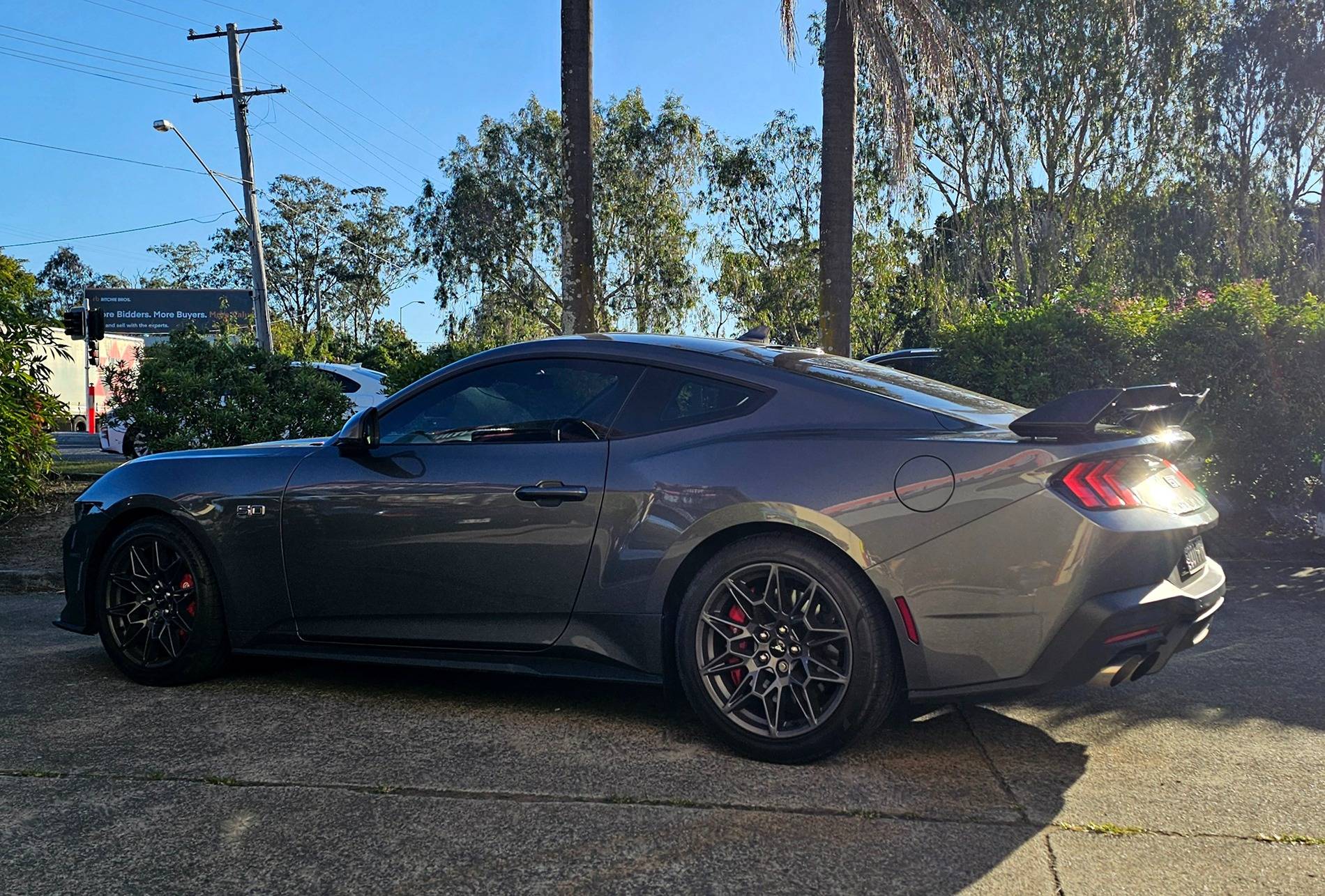 S650 Mustang FINALLY! A Spoiler on my GT 20250613_153146
