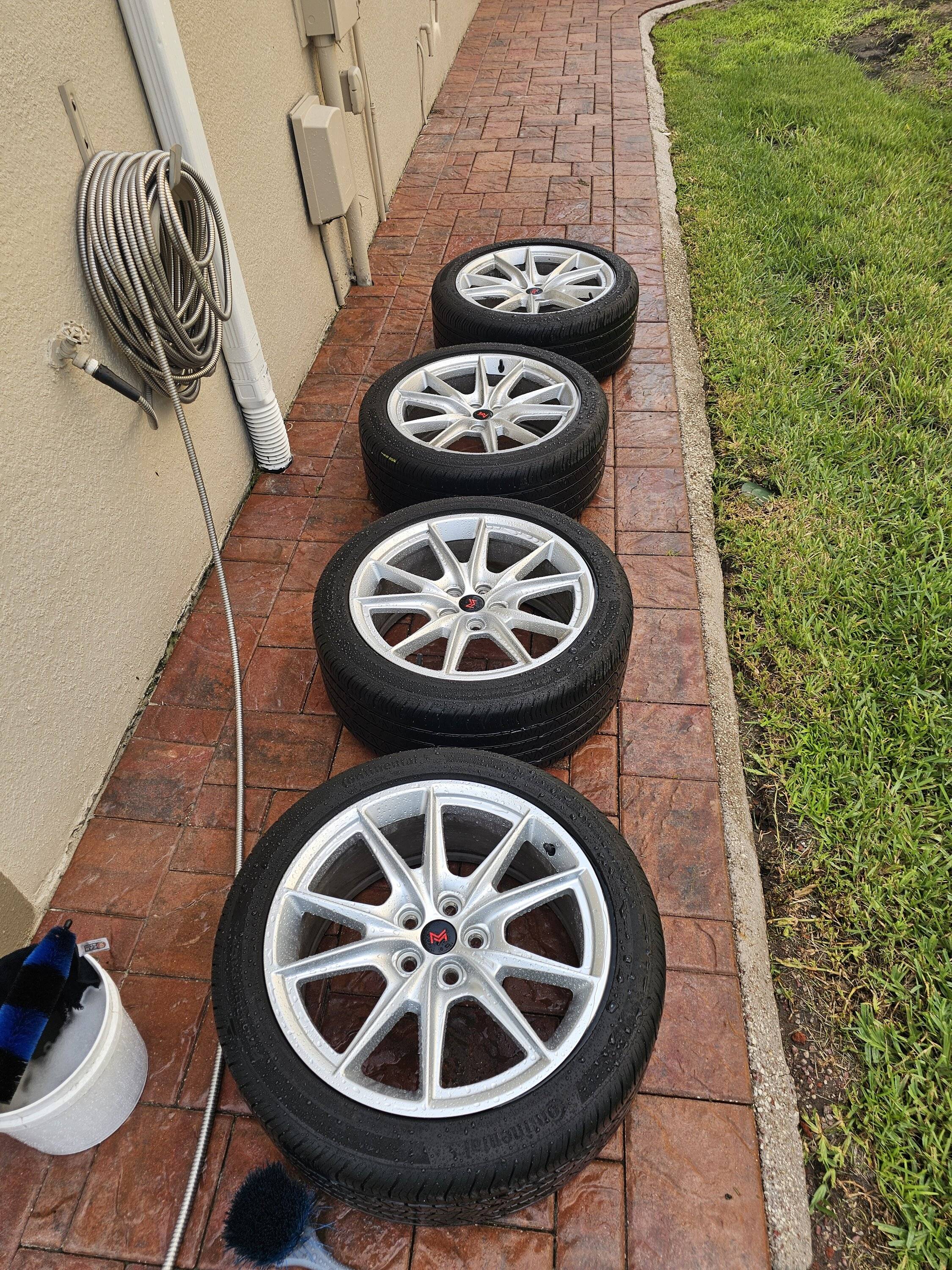 S650 Mustang GT premium wheels and tires for sale 20250618_184436