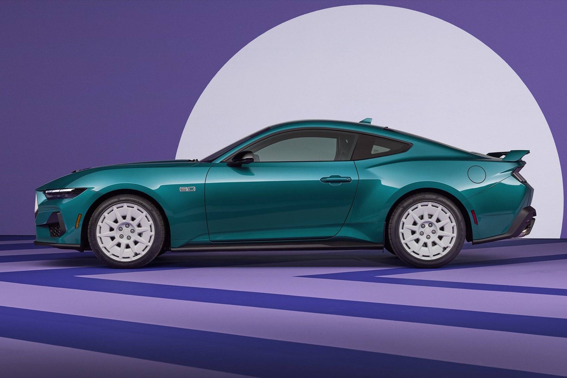 S650 Mustang 2026 FX Package revealed in new Adriatic Blue Metallic color 2026-Ford-Mustang-GT-FX-Package-Reveal-Photos-Exterior-012-side
