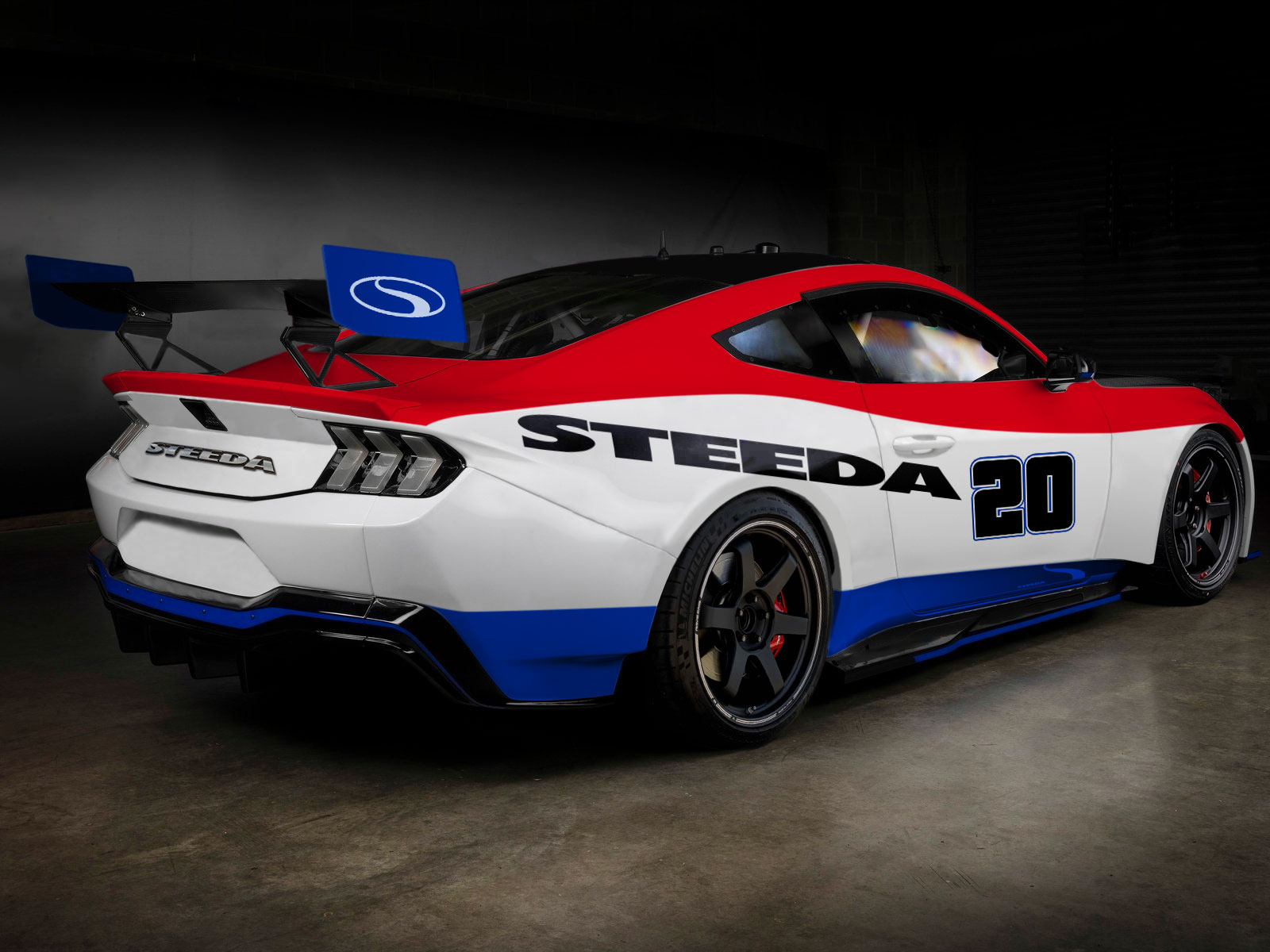 S650 Mustang Hello From Steeda! 20raceCar-newLivery-back (2)
