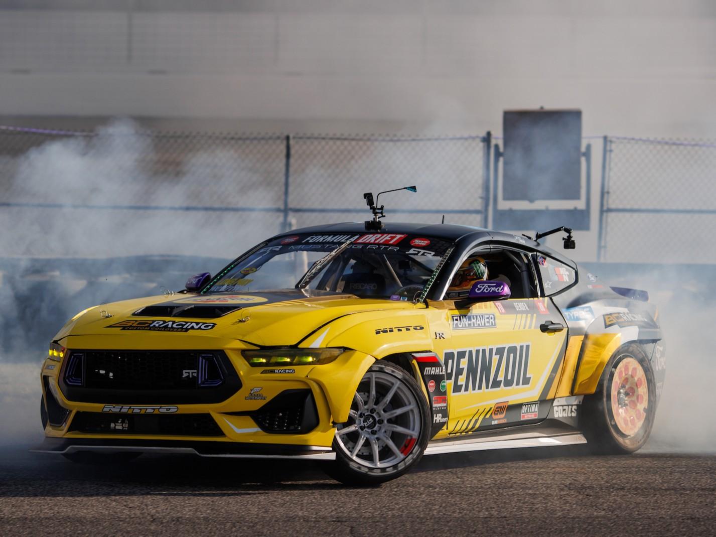 S650 Mustang RTR Wheels on Chelsea Denofa's car 381031781_863755378441174_5929777433879793137_n