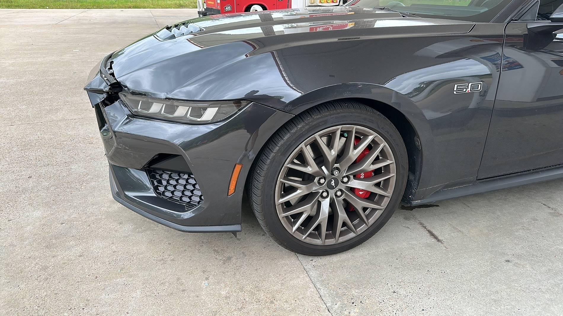 S650 Mustang Got into a hit and run, insurance estimates at $4700 damages, body shop is $7600. I want to get it fixed. How does the repair process work? 3ACE209F-73FF-40D7-8429-2AD7952E8CDE-Damage-0