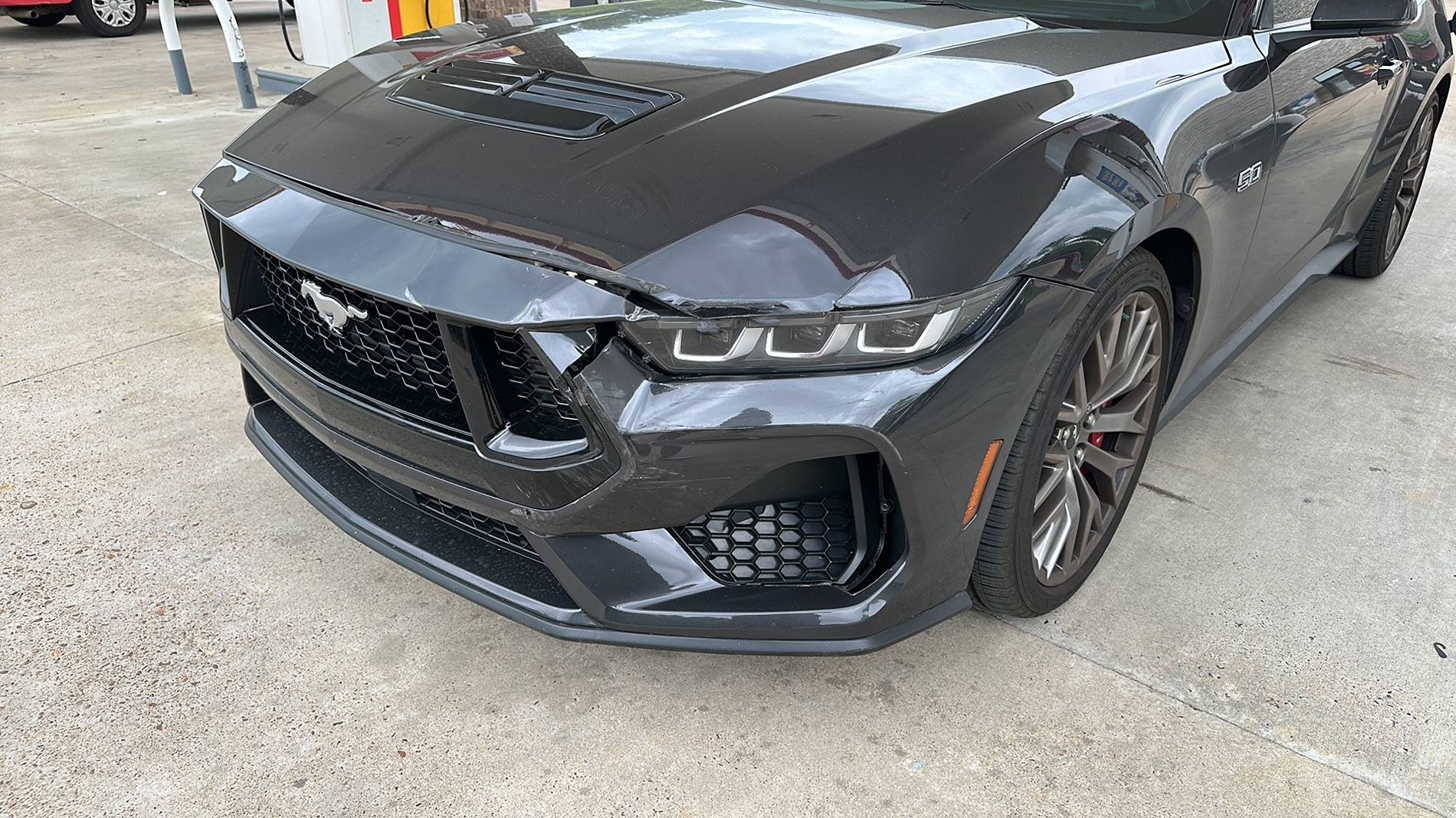 S650 Mustang Got into a hit and run, insurance estimates at $4700 damages, body shop is $7600. I want to get it fixed. How does the repair process work? 3ACE209F-73FF-40D7-8429-2AD7952E8CDE-Damage-1