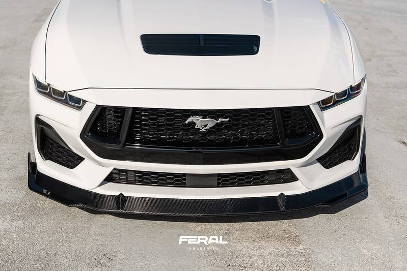 S650 Mustang Feral Industries - NEW CARBON FIBER TRACK FRONT SPOILER + SIDESKIRT EXTENSIONS 54018589276_c10e63a082_c