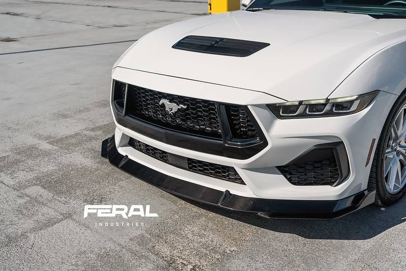 S650 Mustang Feral Industries - NEW CARBON FIBER TRACK FRONT SPOILER + SIDESKIRT EXTENSIONS 54018813208_2c82b0056f_c