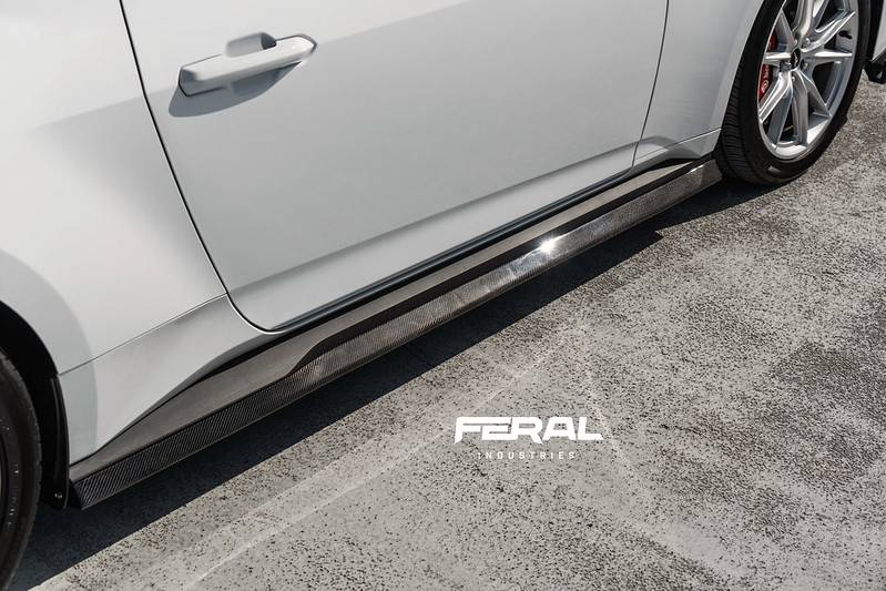 S650 Mustang Feral Industries - NEW CARBON FIBER TRACK FRONT SPOILER + SIDESKIRT EXTENSIONS 54018813258_fd3a3a2787_c
