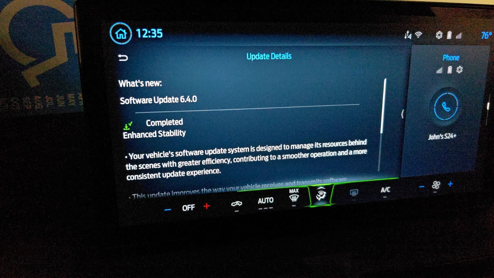 S650 Mustang Another Software update is here. 6.4.0 6.4.0
