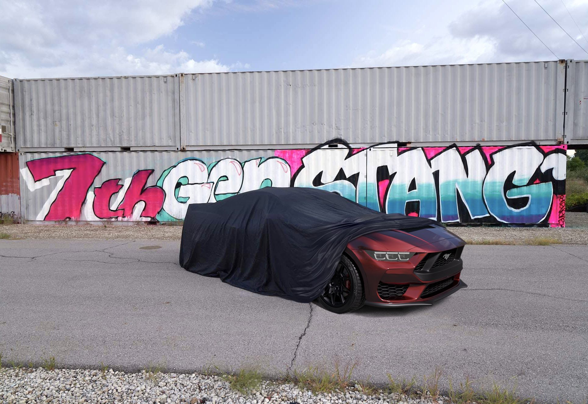 S650 Mustang New 7th gen Mustang teaser image with ducktail spoiler under cover! 623A2280-E74C-4A29-ACEC-C9CBD59936BF