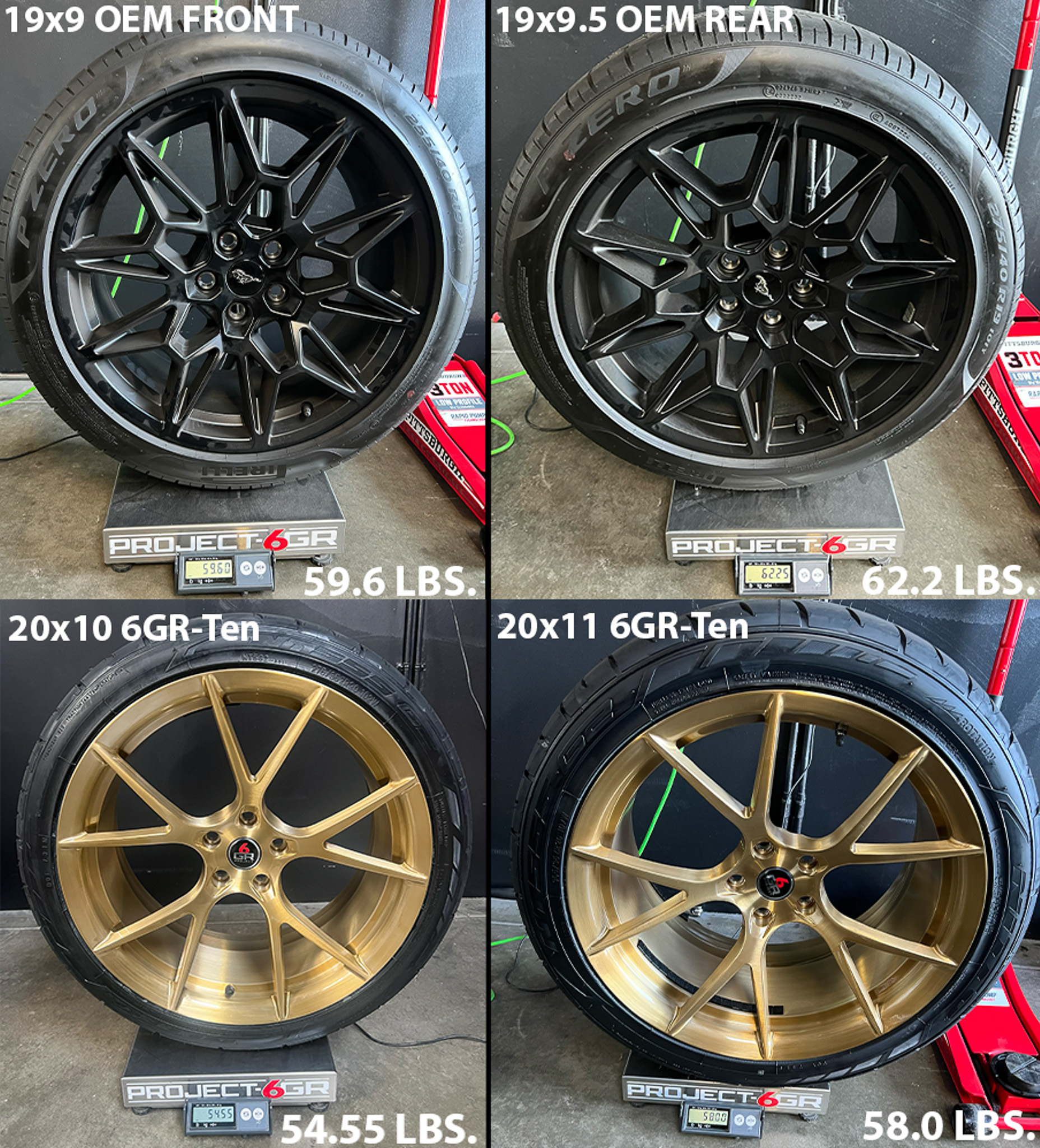 S650 Mustang Project6GR Wheels - Official Mustang S650 Aftermarket Wheel Thread Anything And Everything 6GR Wheels Related 6GR FORUM WEIGHT COMPARISON 