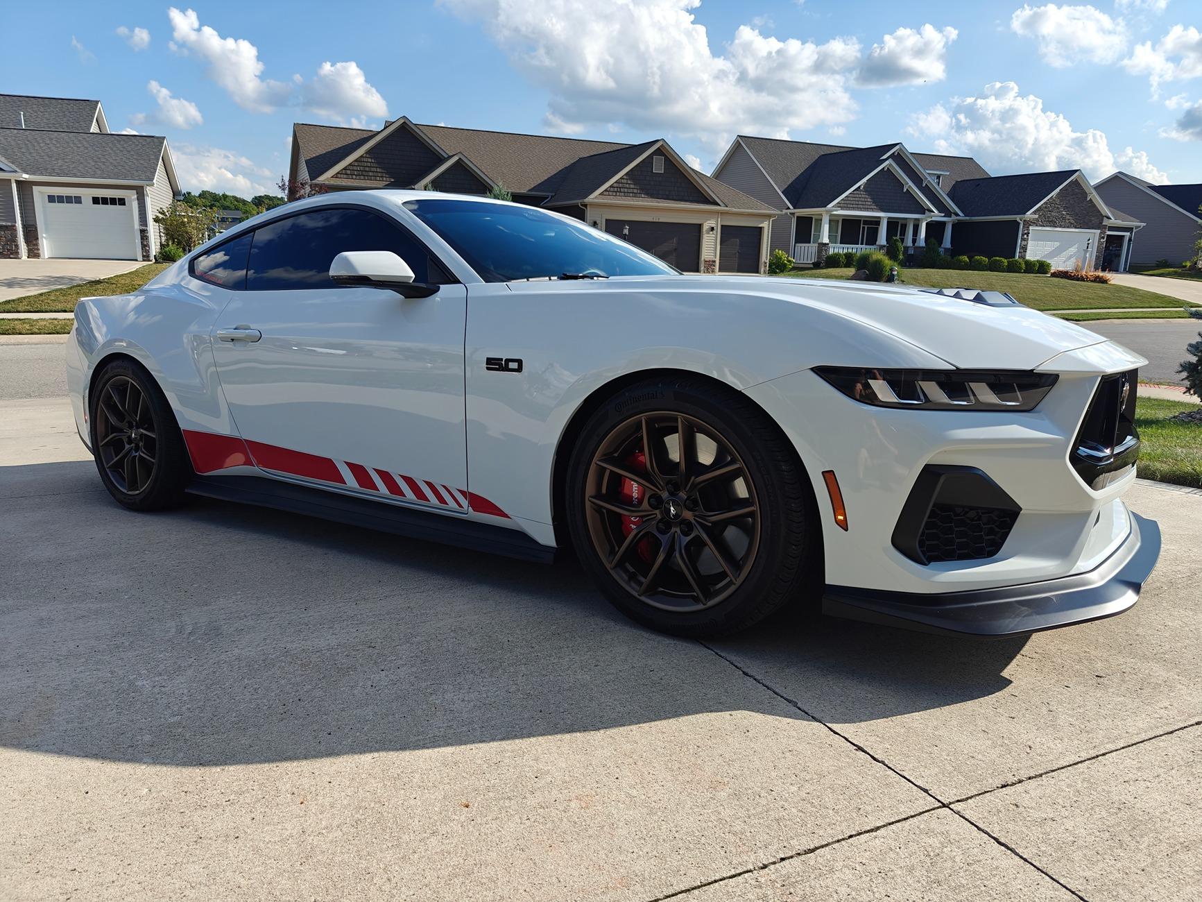 S650 Mustang New S650 Rocker Stripes and Decals 7