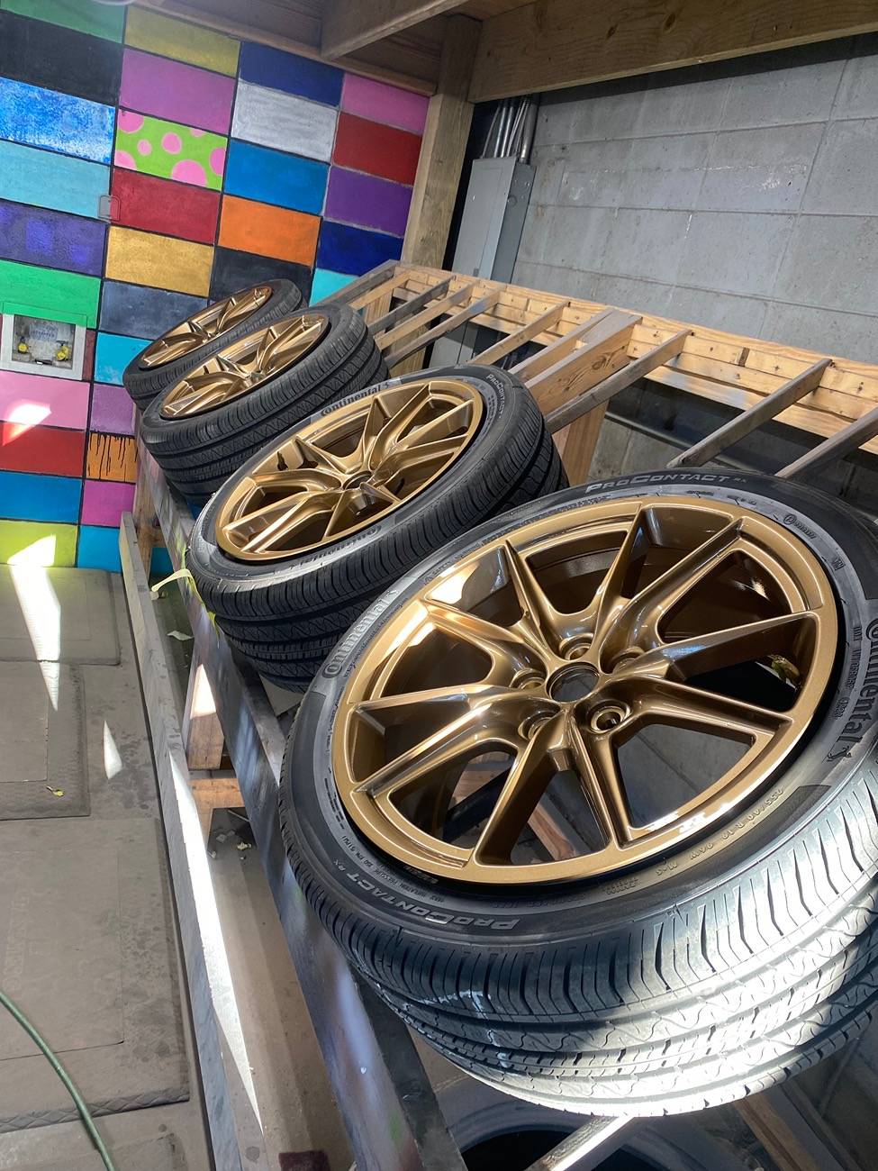 S650 Mustang Questions about upgrading from stock 18" gloss black 2024 GT Wheels 75426431335__64C180AC-BDFA-477B-A4DC-BD282B183BAF