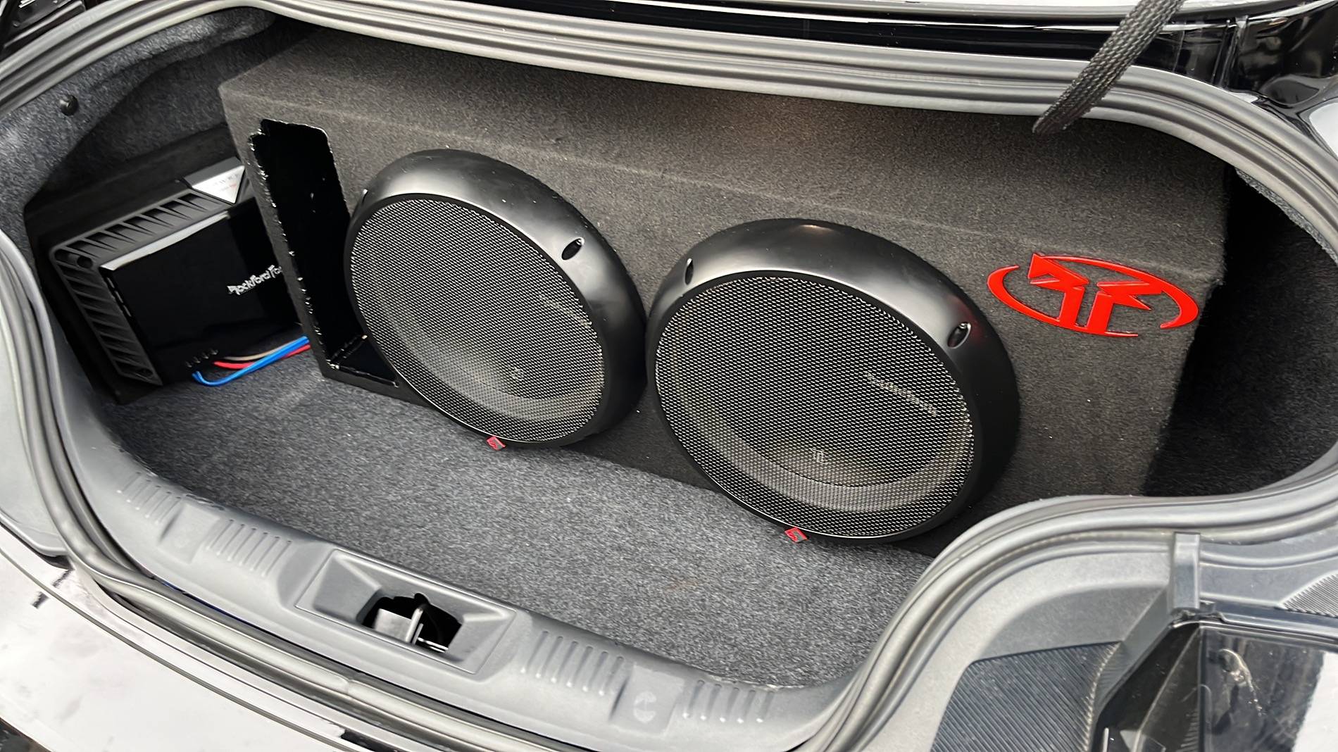 S650 Mustang Trunk subwoofer installation 861EC620-FA27-43CE-9984-3F3D04C7E031