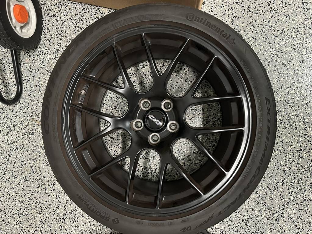 S650 Mustang FS: APEX EC-7 19x10" ET40 Wheels - Satin Black with 285/35ZR-19 Continental ExtremeContact Sport 02 9213CD72-7795-4D28-98C7-B77427B8D7B1_1_105_c