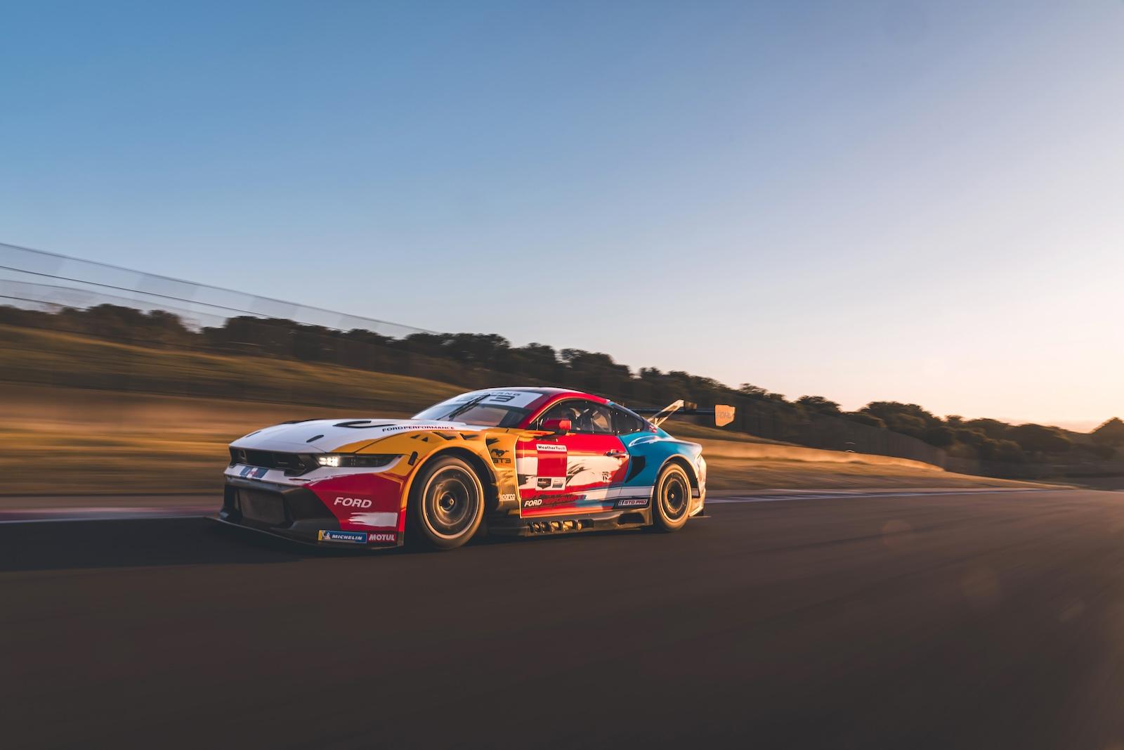 S650 Mustang New Mustang GT3 "Champion Spirit" Livery Evokes Heritage Racing A1_07545