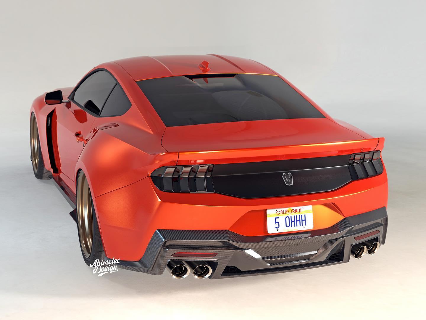S650 Mustang Abimelec Design - Widebody Dark Horse Mustang Abimelec Design 3