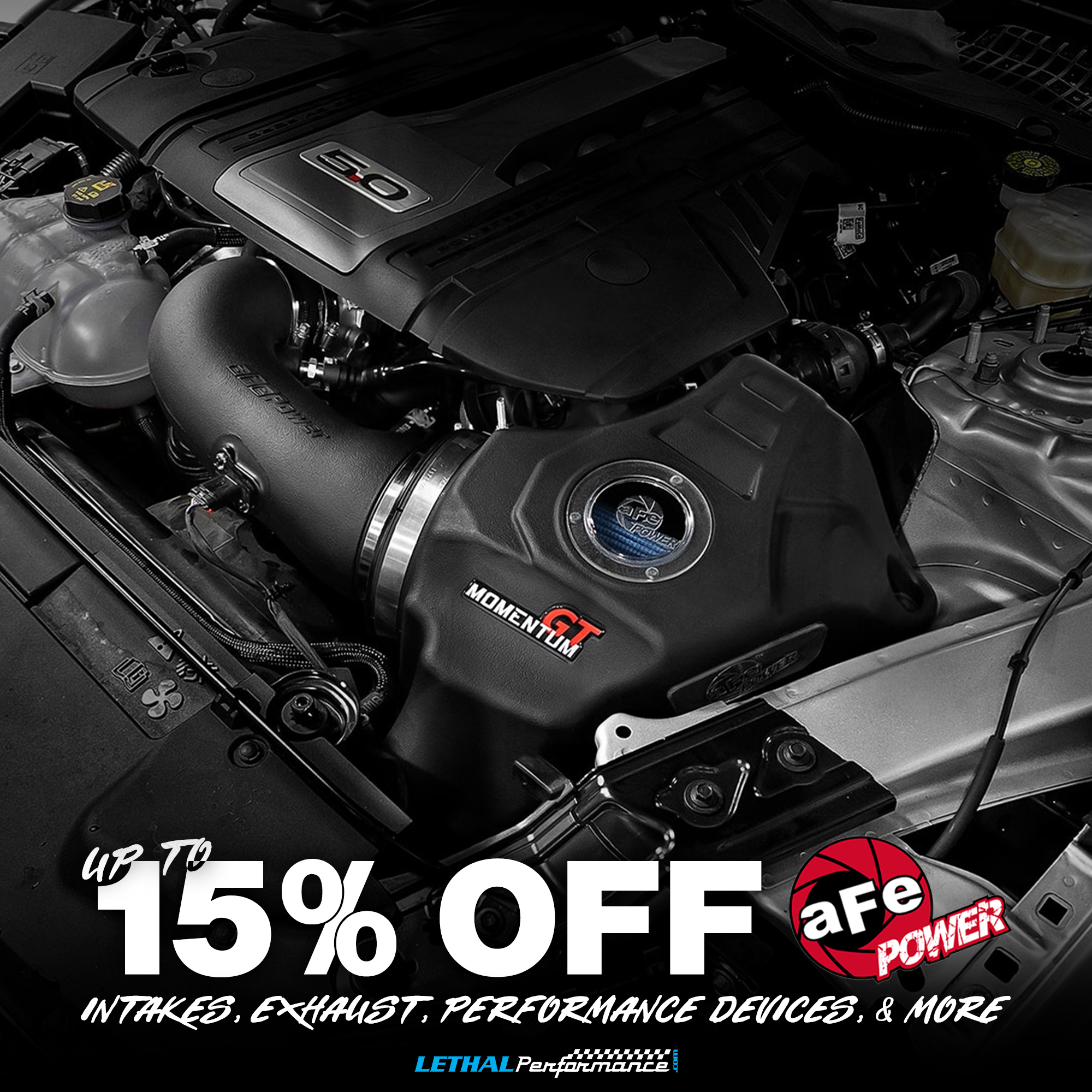S650 Mustang AFe Power SALE here at Lethal Performance!! afe mustang 15% main