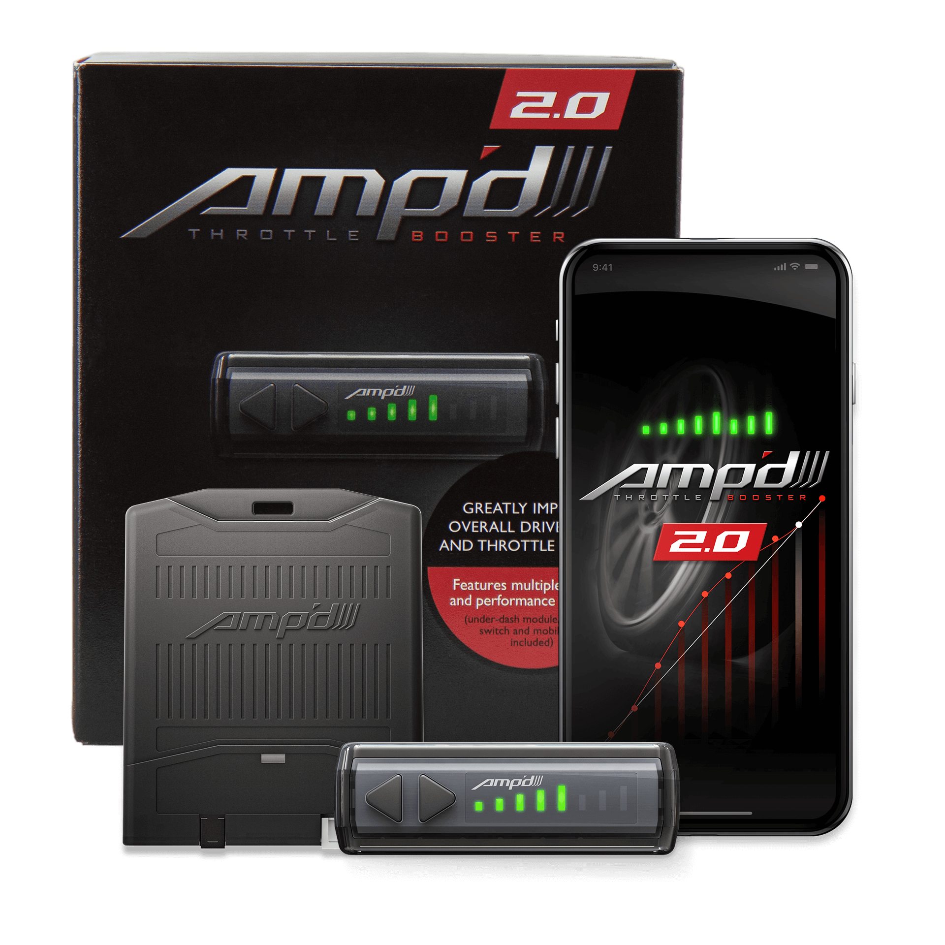 S650 Mustang AMP'D 2.0 Throttle Booster S650 ampd_2_01