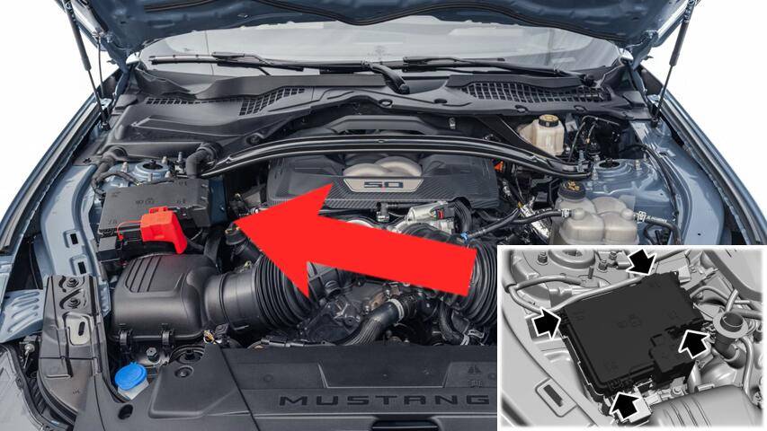 S650 Mustang S650 Mustang Fuse Box Diagrams ang-2023-2025-engine-compartment-fuse-box-location