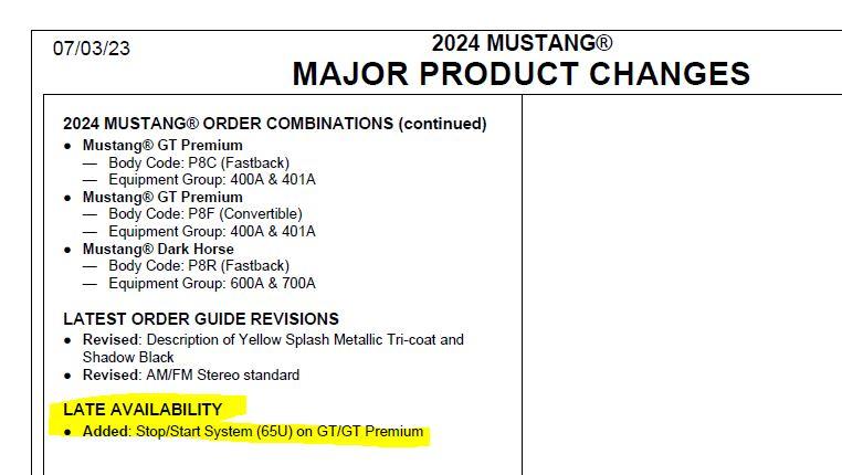 S650 Mustang Stuff you want Ford to fix in the next software update ASS-Late