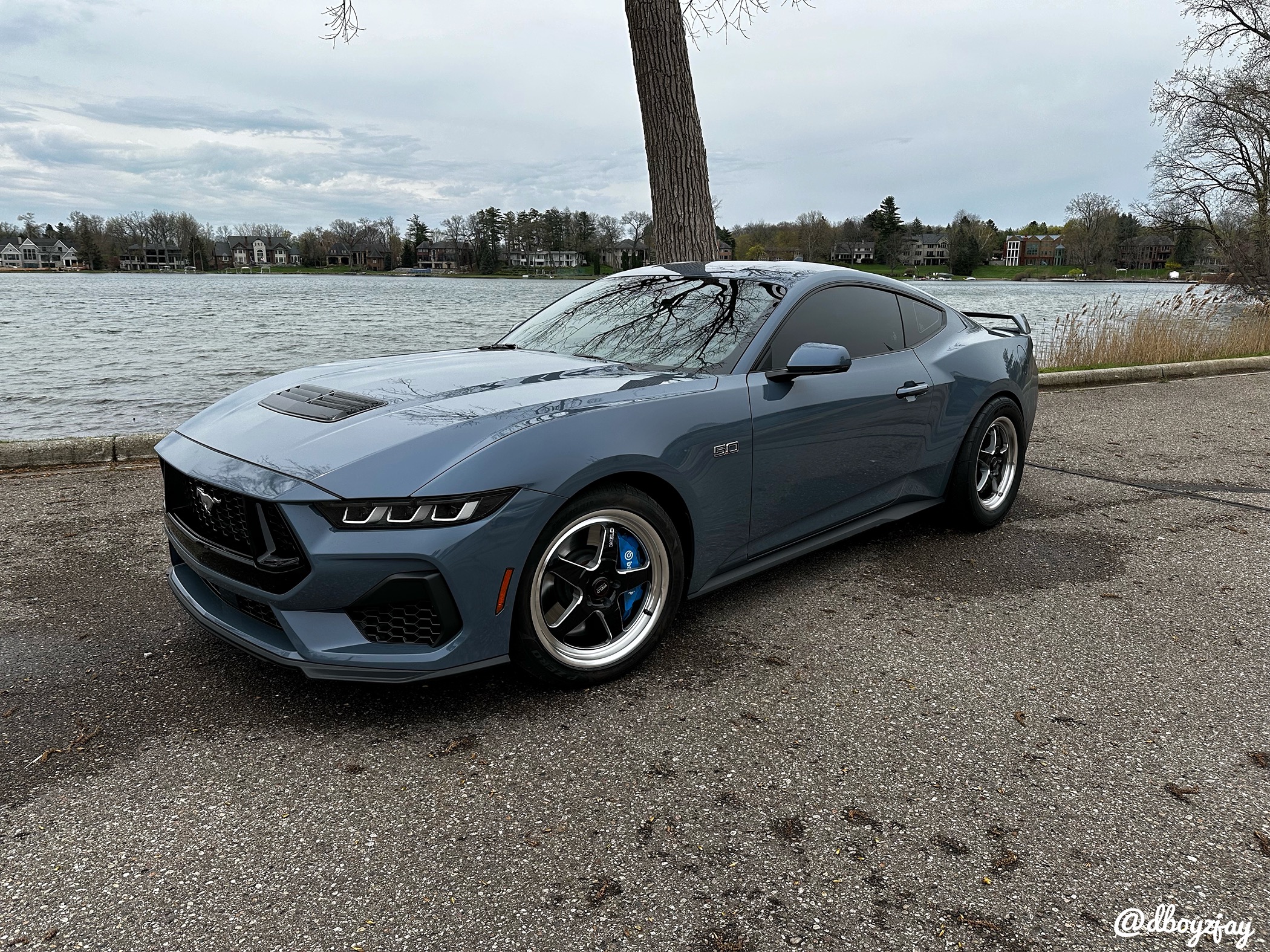 S650 Mustang Weld S155 Drag Pack installed on vapor blue Mustang Gt! Attachment-1