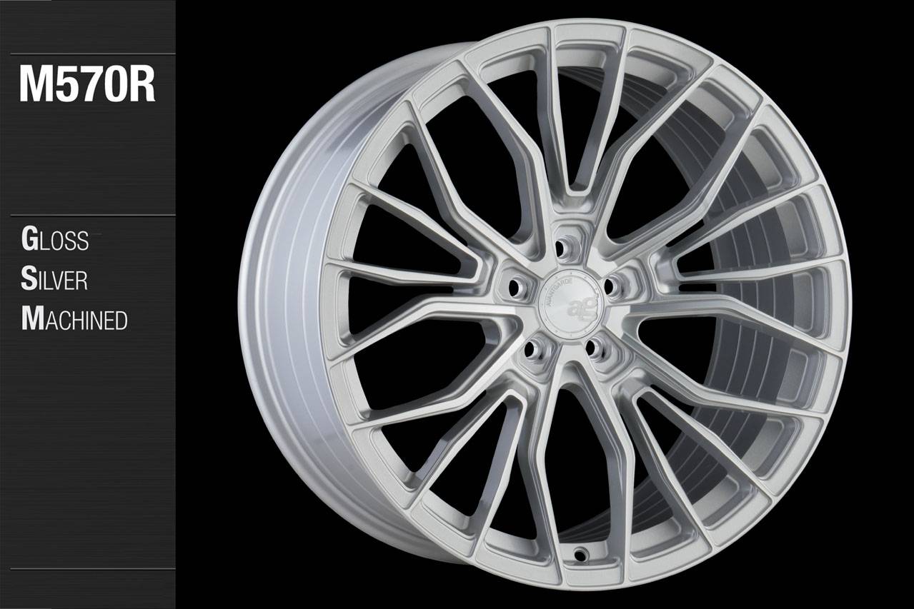 S650 Mustang Avant Garde Wheels M520R, M580R and All New M570R Lightweight Wheels - Vibe Motorsports avant-garde-m570r-gloss-silver-machined-02