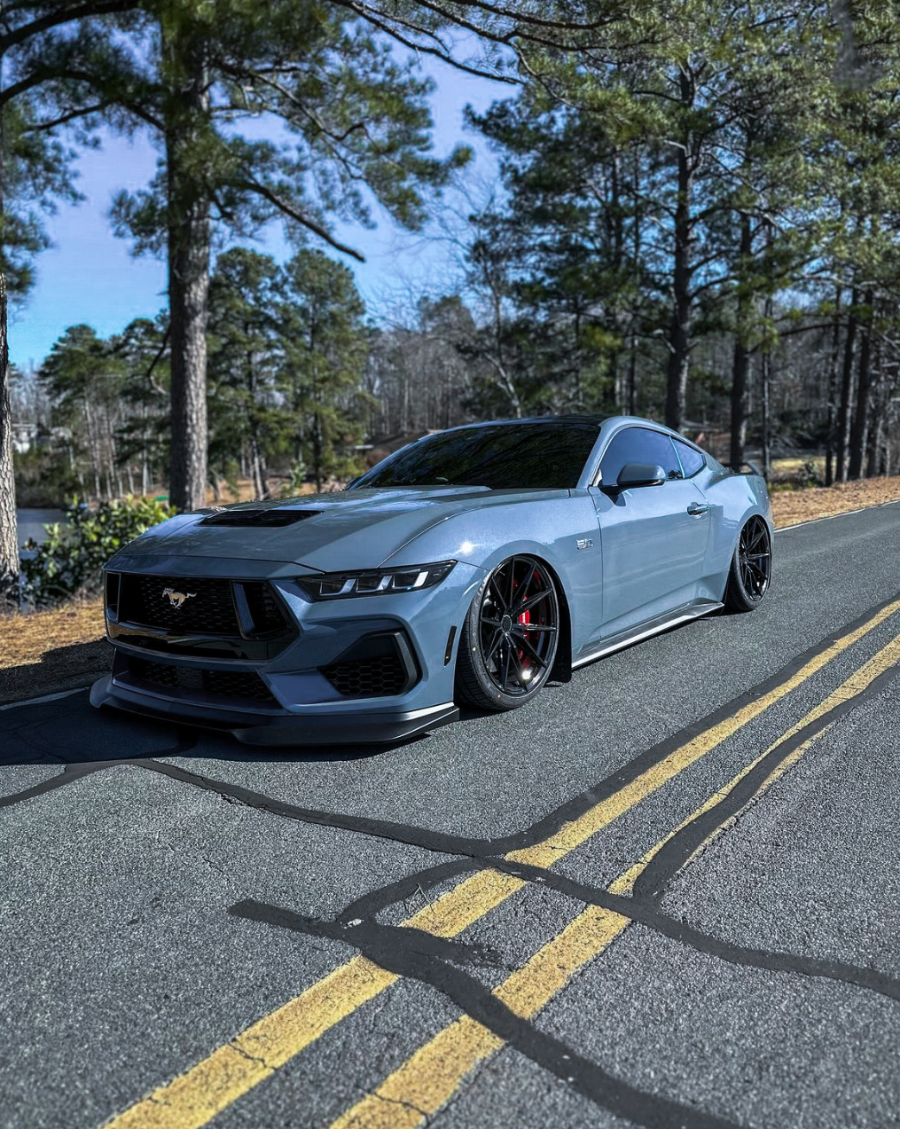 S650 Mustang Blaque Diamond BD-F18 BD-D25 BD-F29 Flow Forged Series - Vibe Motorsports BAGG_STNG3