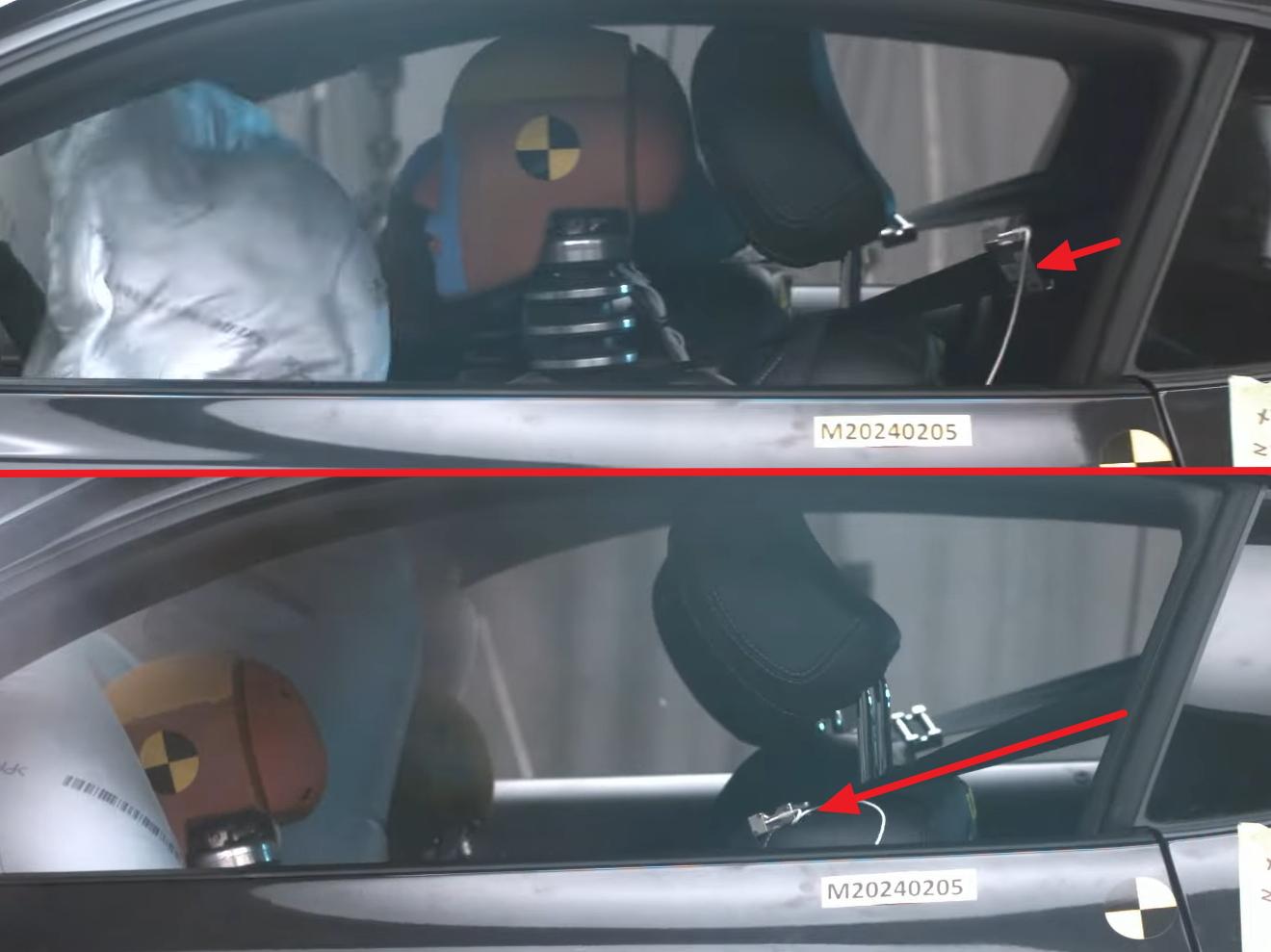 S650 Mustang Crash Testing Video: 2024 Ford Mustang Coupe NHTSA MDB Side Crash Test Bild 3752