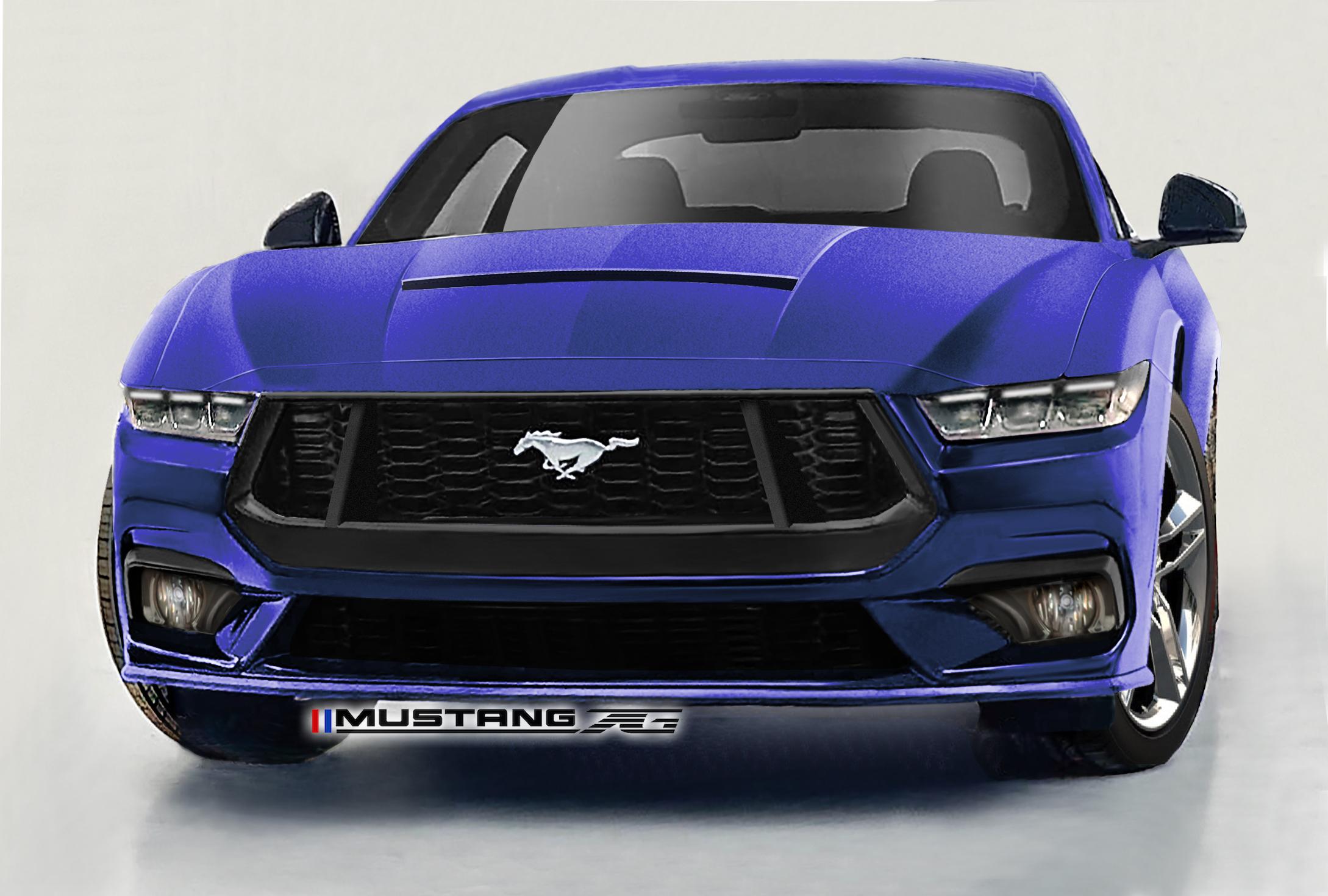 S650 Mustang chazcron weighs in... 7th gen 2023 Mustang S650 3D model & renderings in several colors! Blue-GT-S650-Mustang-M7G